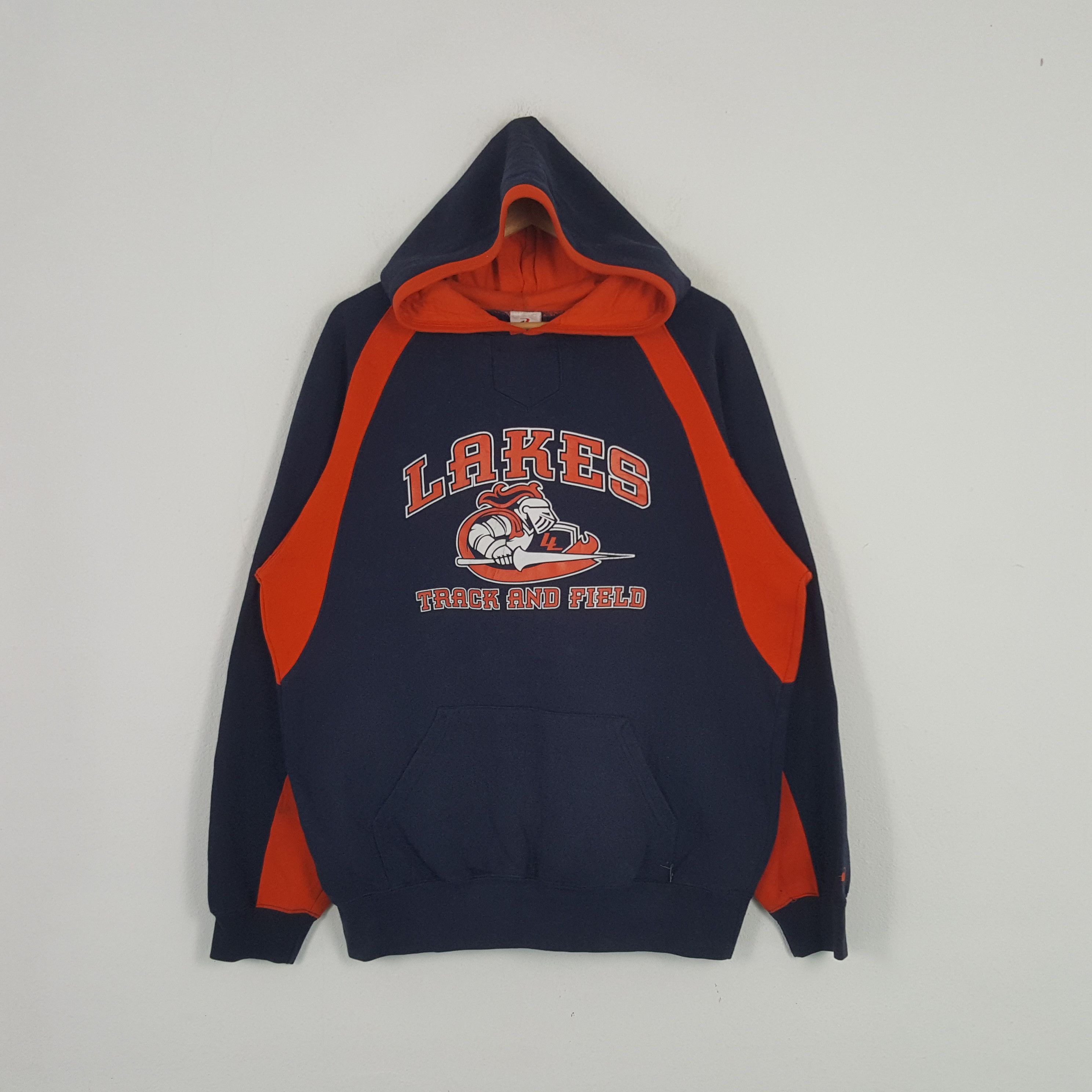 Vintage Vintage Lakes Track And Field College Sport Style Hoodies Size US L / EU 52-54 / 3 - 1 Thumbnail