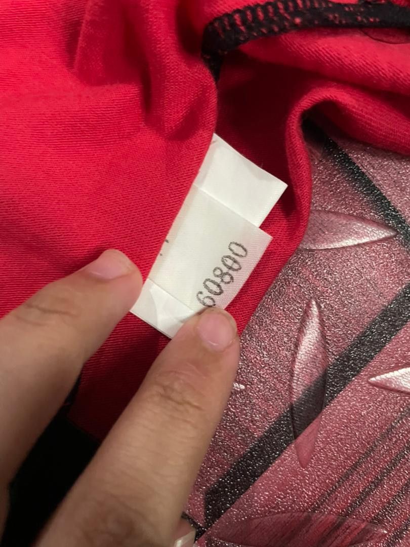 Asics Asics Japan 🇯🇵 long sleeve T-shirt red black made in japan Size US L / EU 52-54 / 3 - 14 Thumbnail