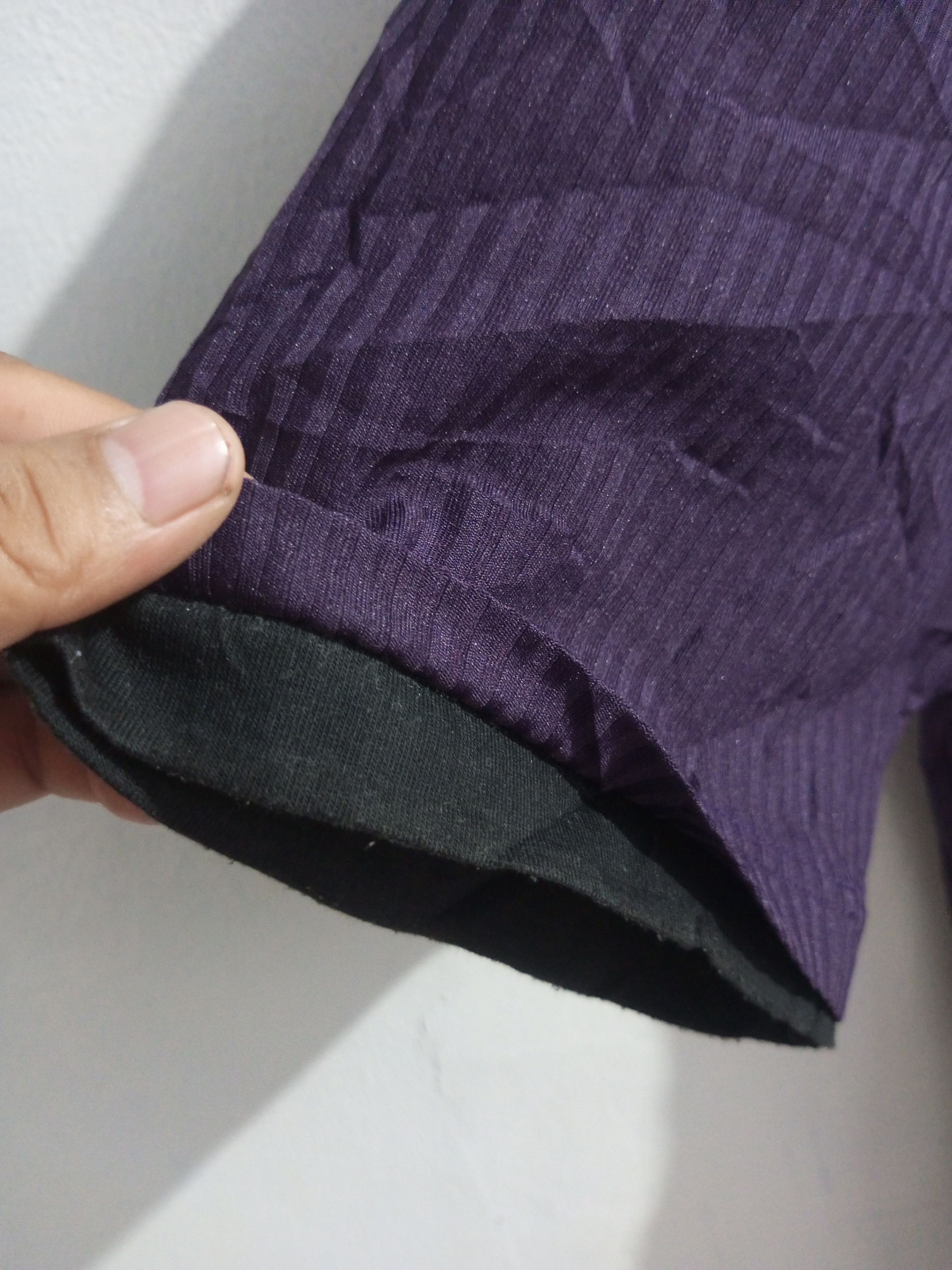 Japanese Brand × Vintage Vintage Beaumont carr poem double layers purple tee Size US XL / EU 56 / 4 - 3 Thumbnail