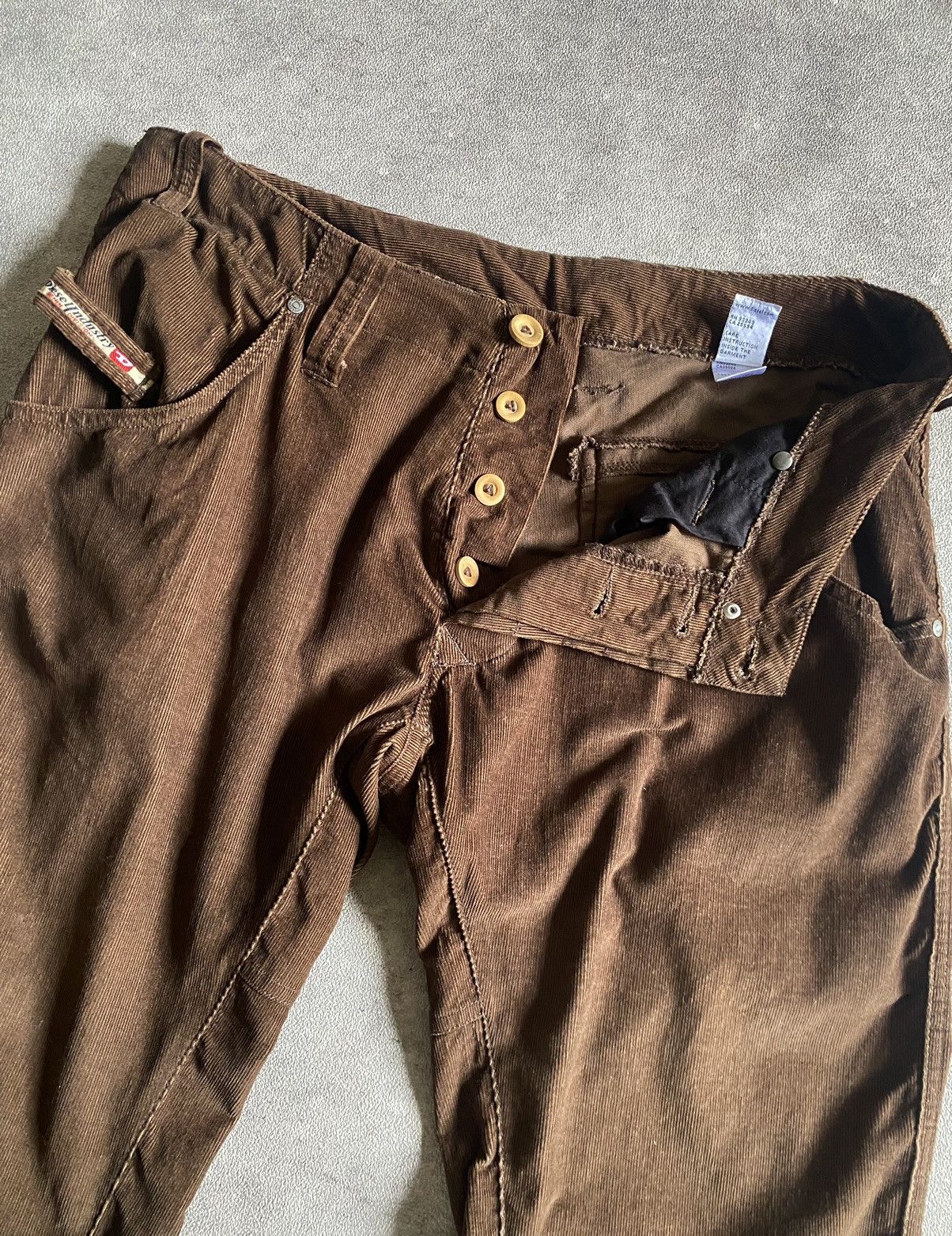 Diesel Diesel Industry Vintage Corduroy Fly Button Size US 32 / EU 48 - 2 Thumbnail
