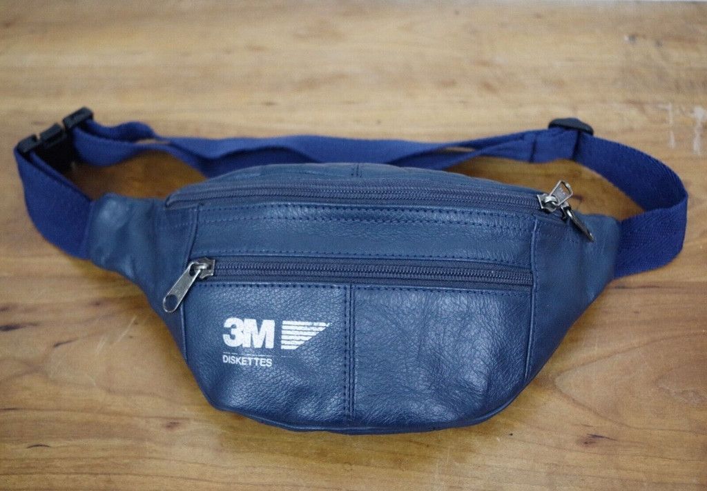 Other Vintage 3M Floppy Diskettes Leather Fanny Pack Waist Bag Size ONE SIZE - 1 Thumbnail