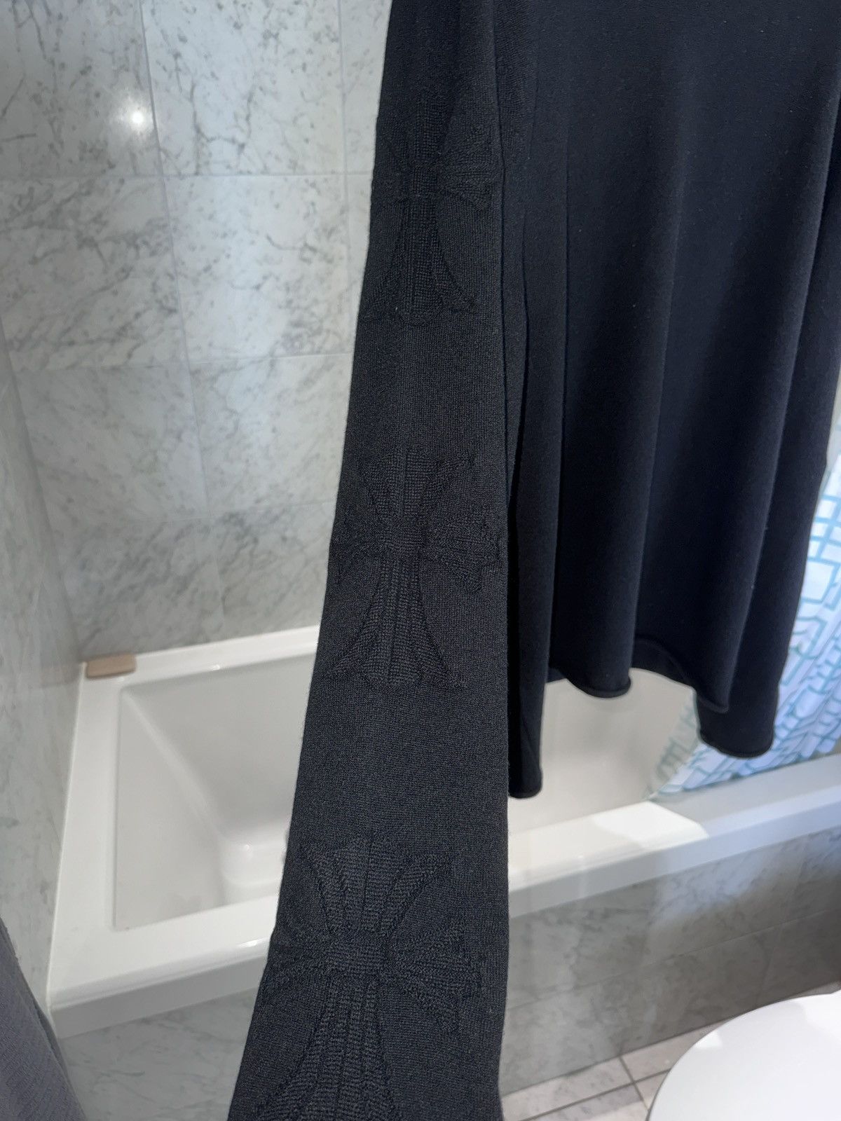 Chrome Hearts Chrome Hearts Black Cashmere Herman Jacquard 3Cross Sweater Size US L / EU 52-54 / 3 - 5 Thumbnail