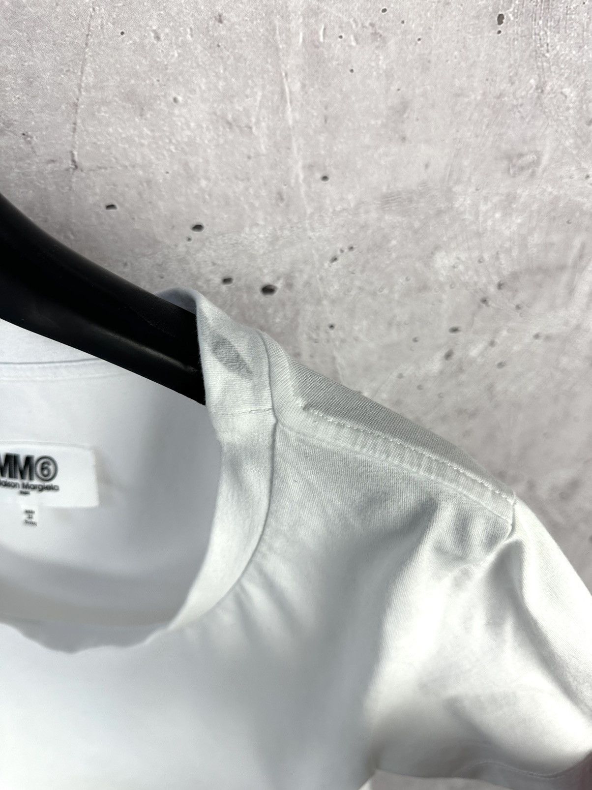 Maison Margiela MM6 Maison Margiela White Short Sleeve T-shirt Size M / US 6-8 / IT 42-44 - 7 Thumbnail