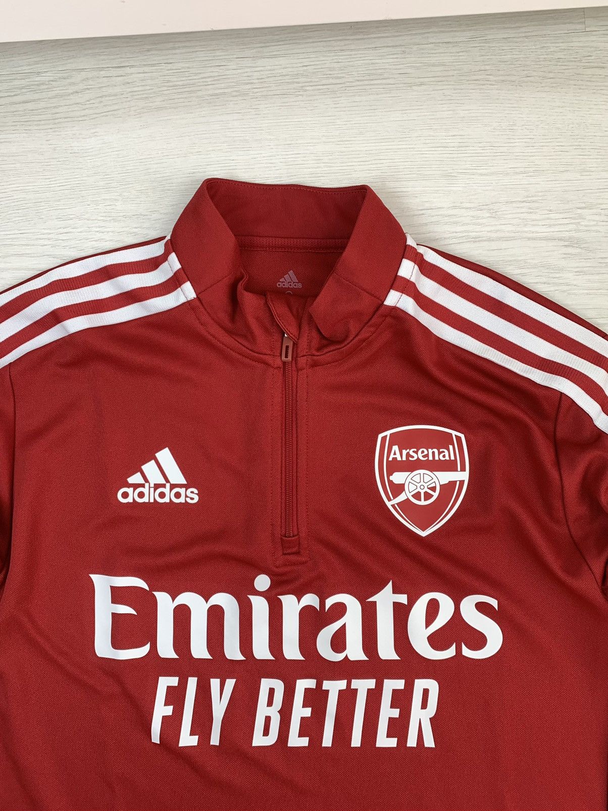 Adidas Adidas FC Arsenal 2021-2022 Half-Zip Training Jacket Size S Size US S / EU 44-46 / 1 - 4 Thumbnail