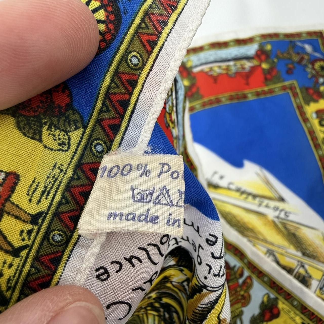 Other Vintage Italy Sicily Souvenir Scarf Size ONE SIZE - 4 Thumbnail