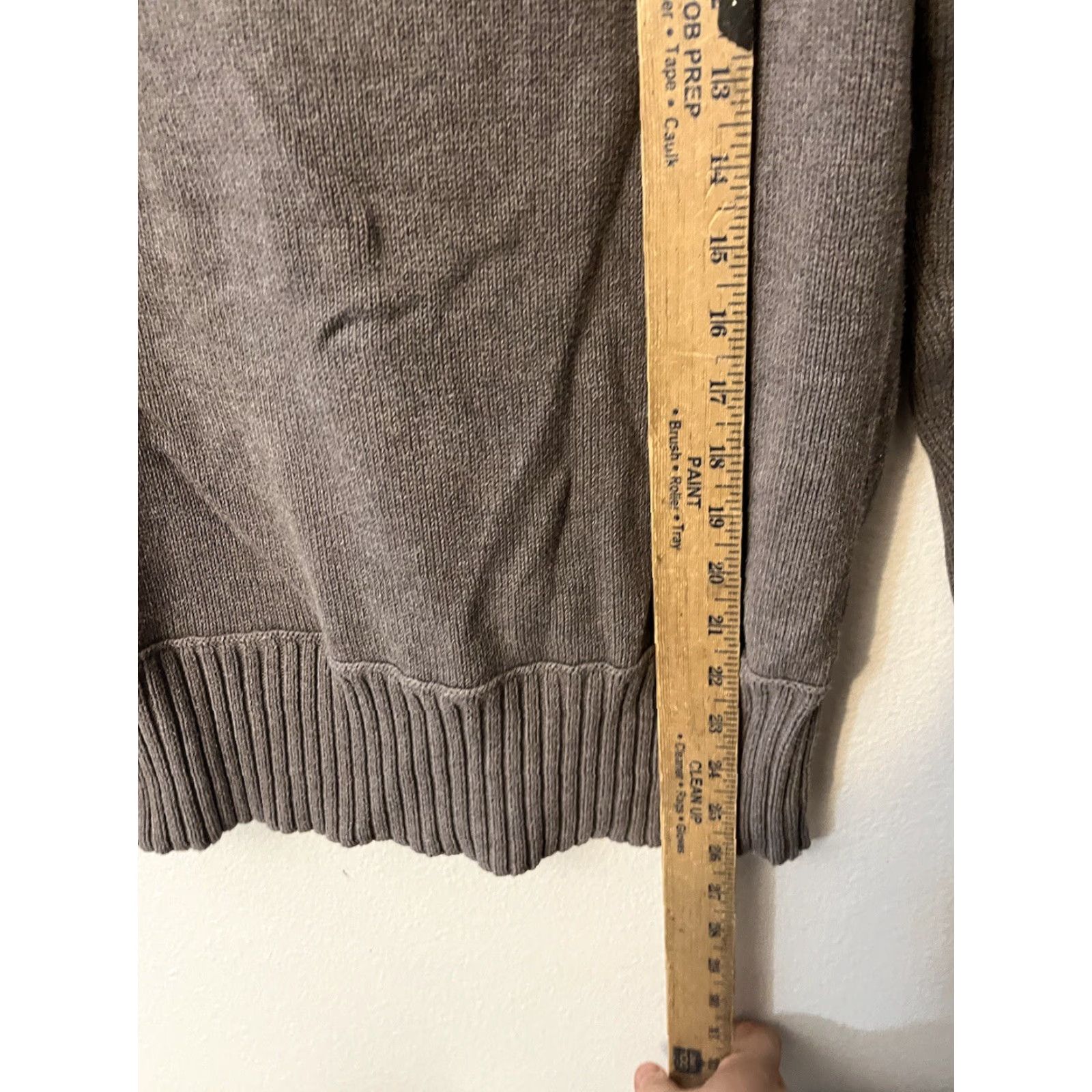 Banana Republic Banana Republic Sweater Womens Medium Brown Shawl Collar Preppy Knit Pullover Casual Modern Size M / US 6-8 / IT 42-44 - 4 Thumbnail