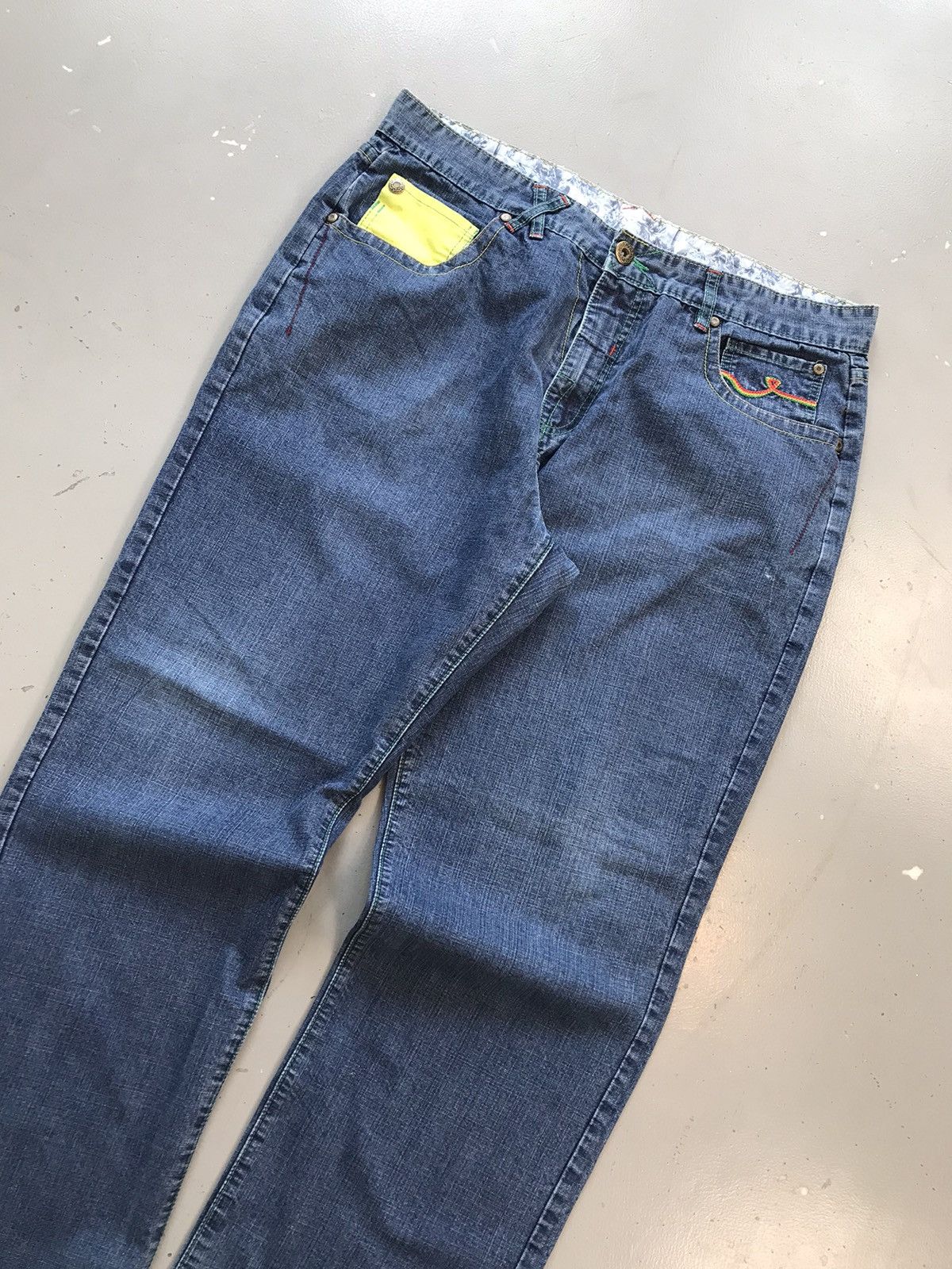 JNCO × Southpole × Vintage Vintage Y2K crazy embroidered denim Size US 38 / EU 54 - 5 Thumbnail