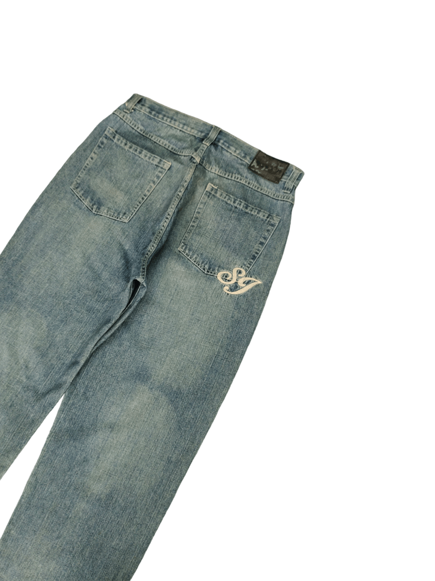 Sean John Baggy Jeans Sean John Embroidered Denim Wide Loose Leg Y2k Size US 36 / EU 52 - 6 Thumbnail