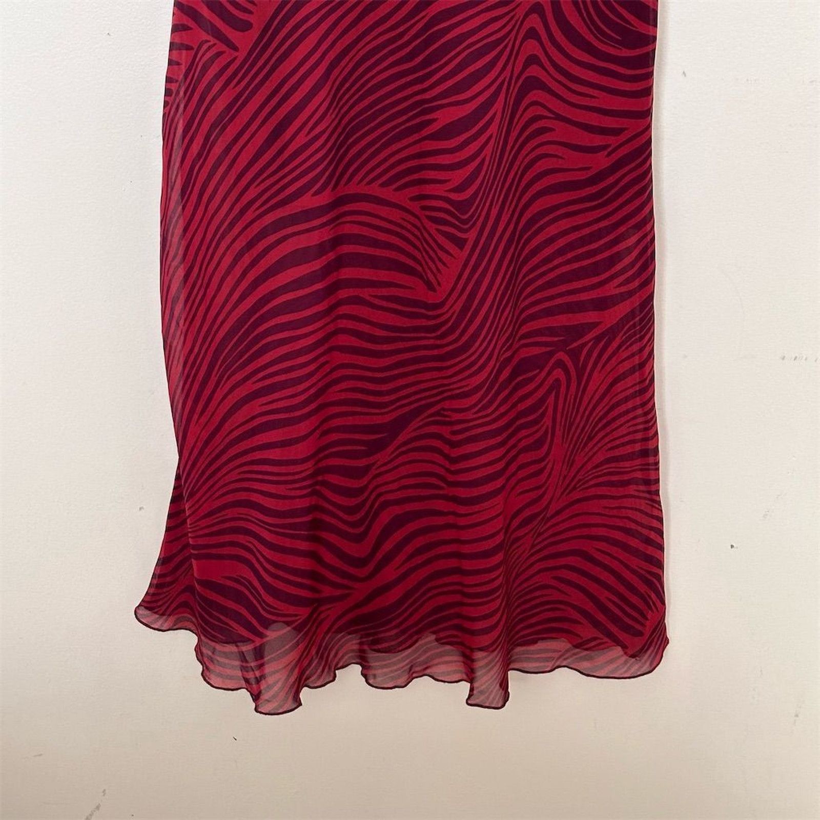 Other THE FIFTH LABEL Red Zebra Striped Midi Tango Dress Size 6 Size M / US 6-8 / IT 42-44 - 3 Thumbnail