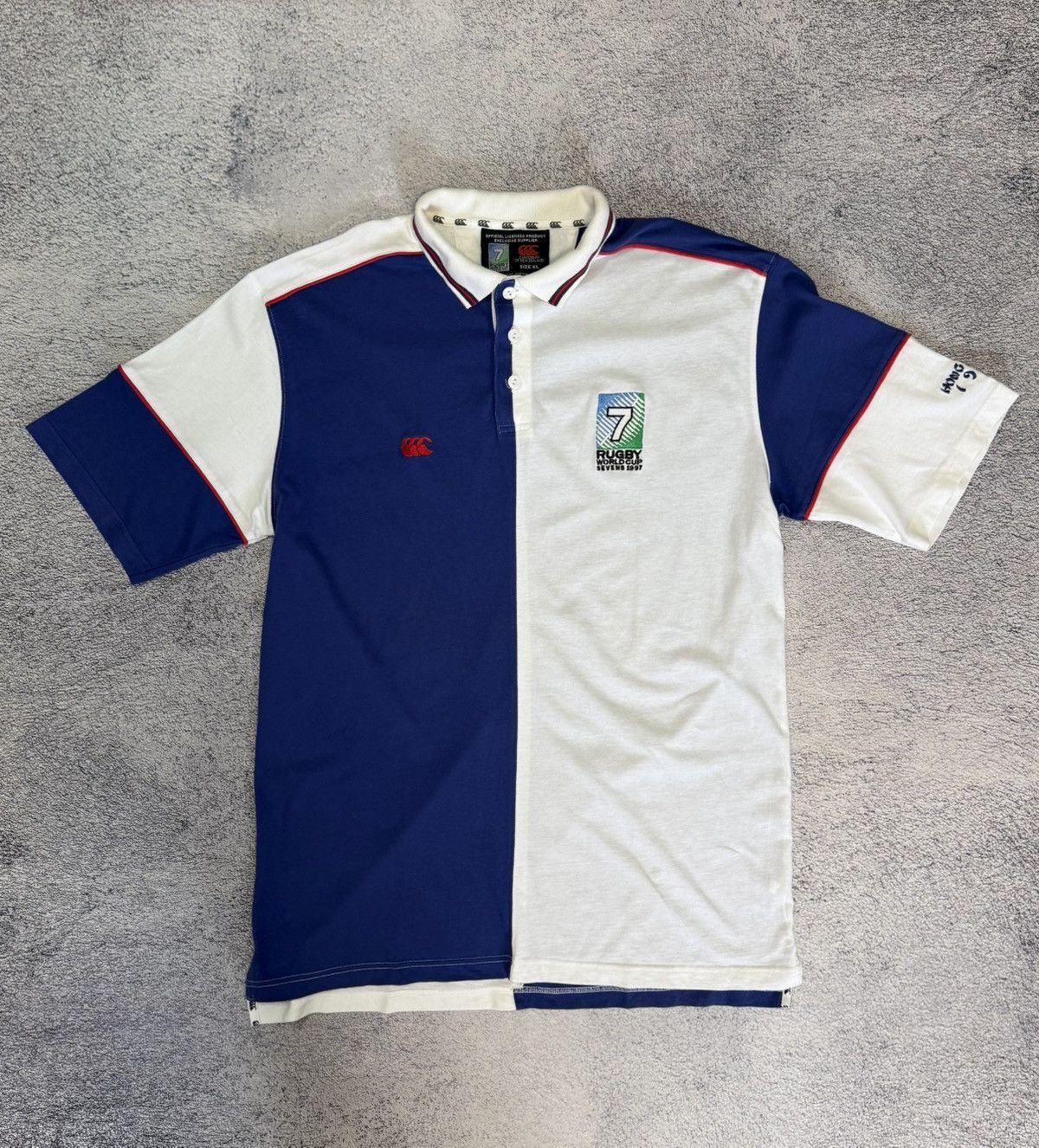 Canterbury of New Zealand Vintage Canterbury Rugby Polo Hong Kong 1997 World Cup XL Size US XL / EU 56 / 4 - 1 Thumbnail