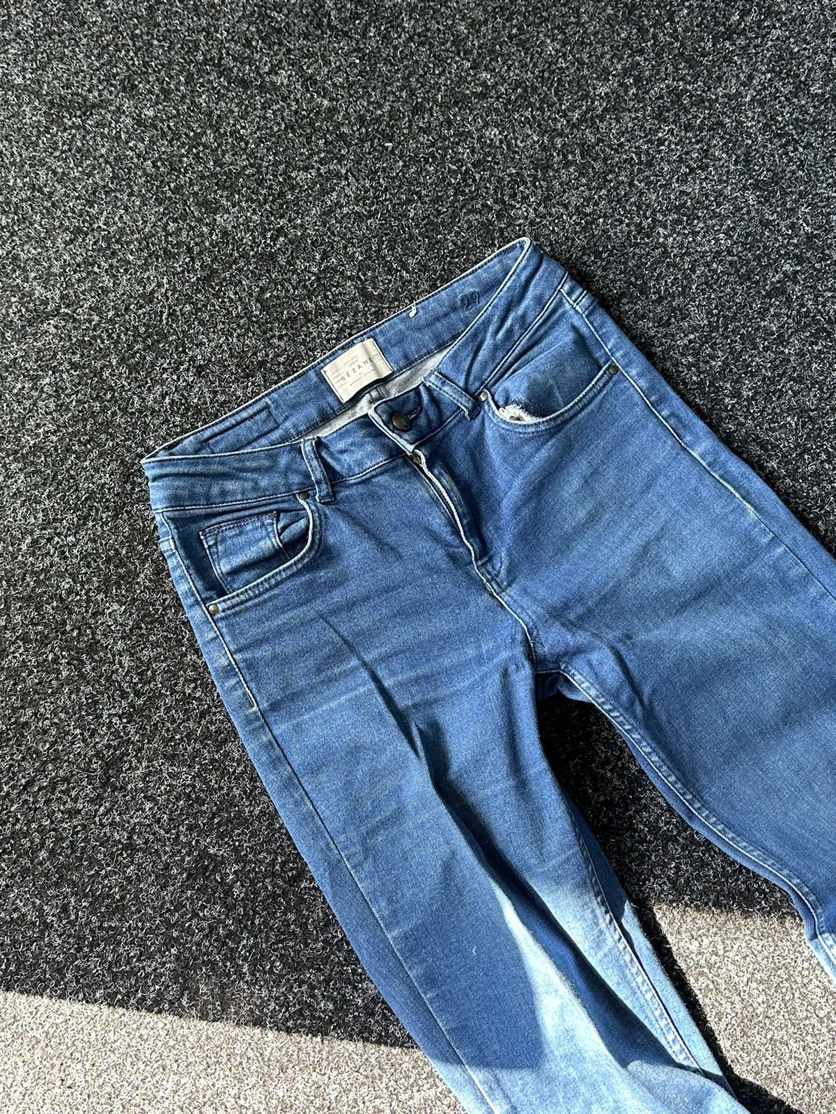 Designer × Vintage 🚨Vintage 90s Luxury Sezane Denim Jeans pants Archive jeans Size 29" - 2 Thumbnail
