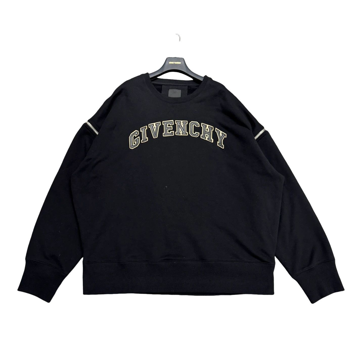 Givenchy Givenchy Logo Patch Zip Detail Sweatshirt Size XXL Size US XXL / EU 58 / 5 - 1 Thumbnail