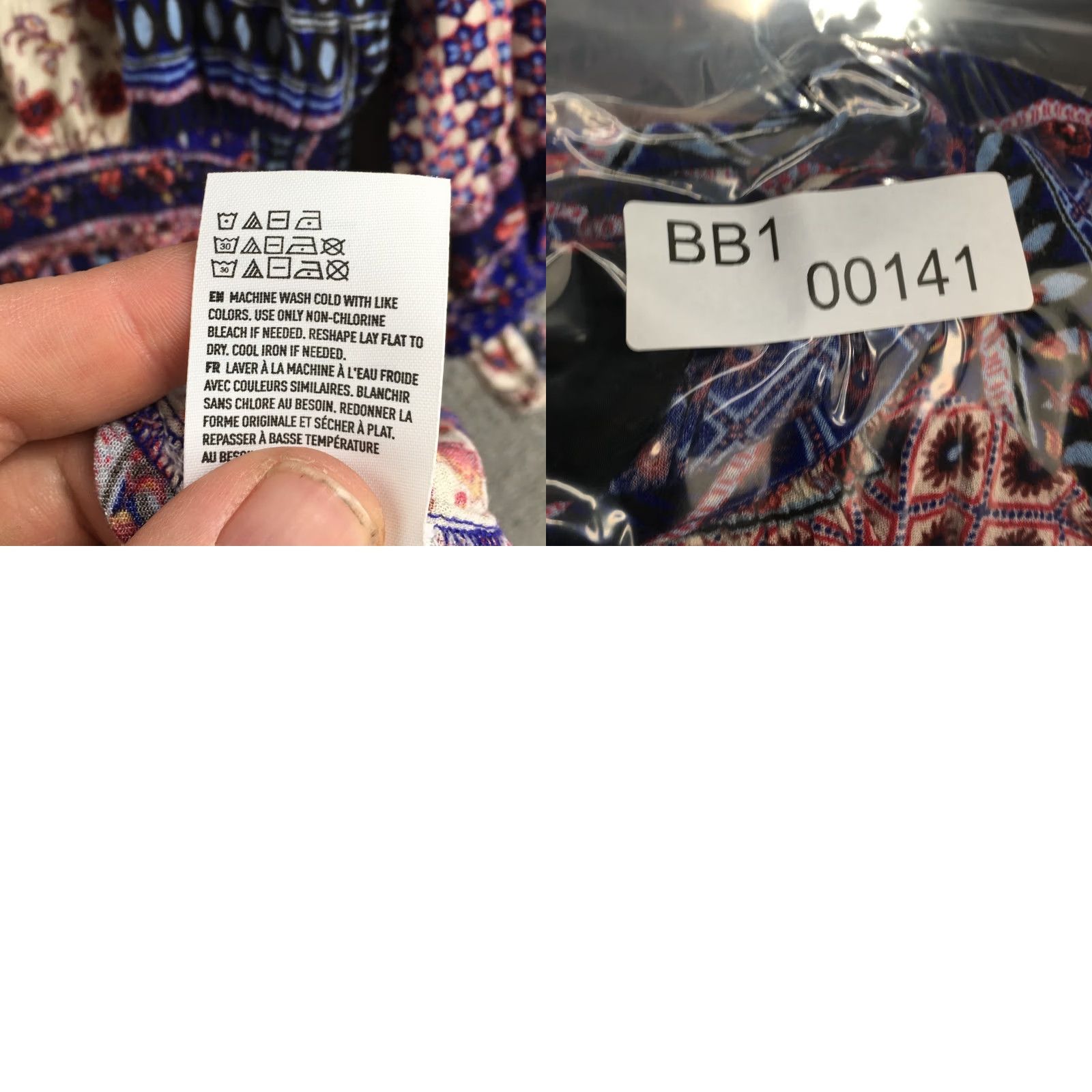 American Eagle Outfitters American Eagle Outfitters Boho Cold Shoulder Dress Womens L Patchwork Floral Peasant Style Dress Short Multicolor 90s? Size L / US 10 / IT 46 - 9 Thumbnail