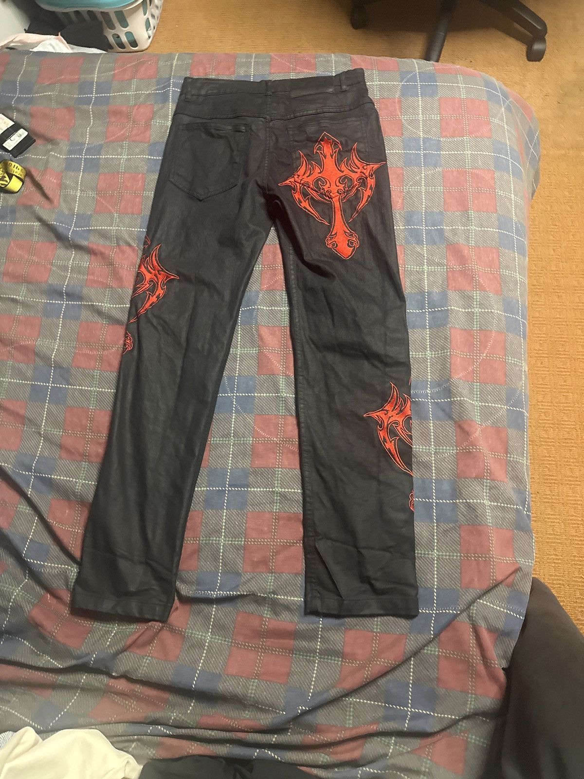 Other JUVENILE WAX DENIM LOGO JEANS Size US 32 / EU 48 - 2 Thumbnail