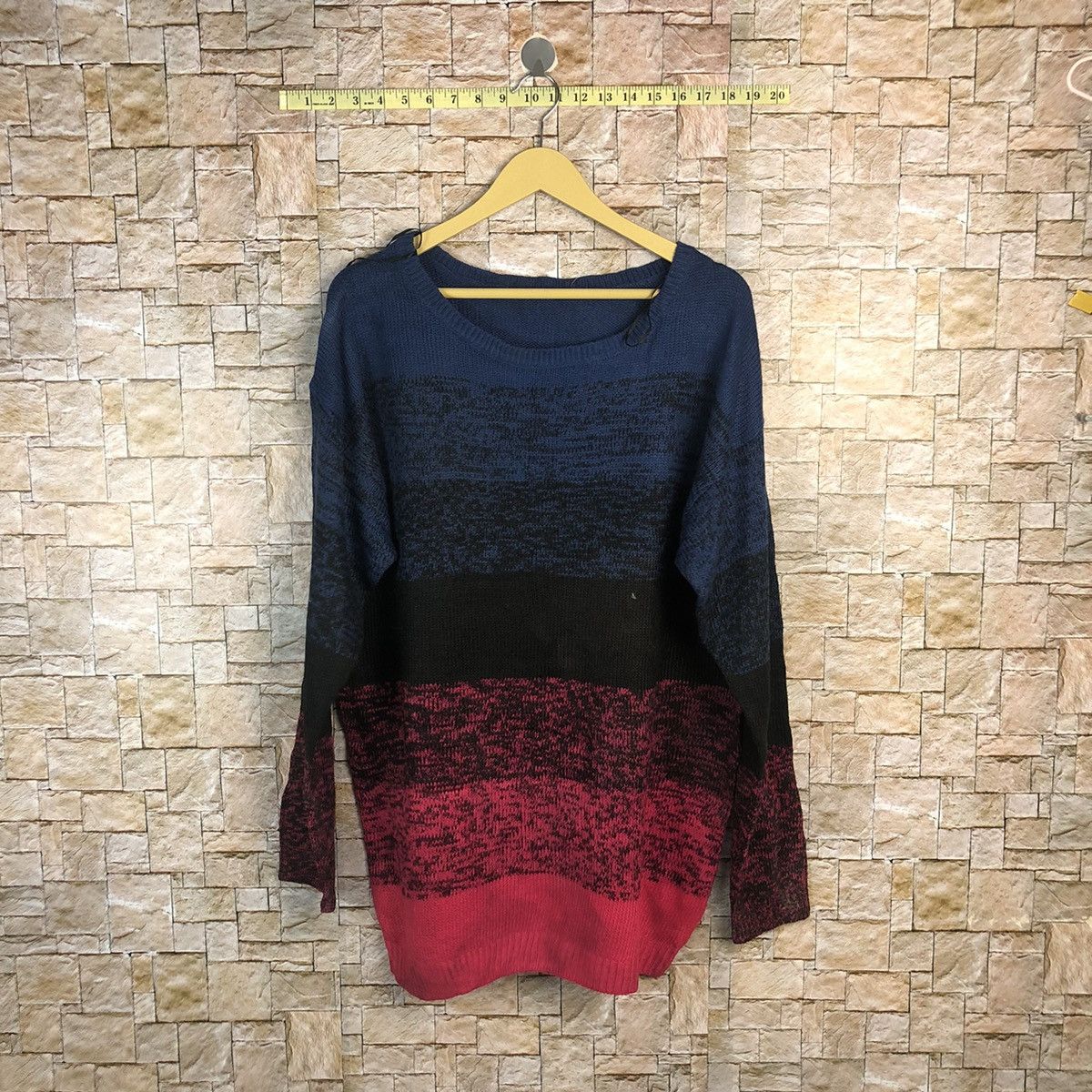 Homespun Knitwear × Japanese Brand japan vintage long Knitwear #A757 Size L / US 10 / IT 46 - 1 Thumbnail