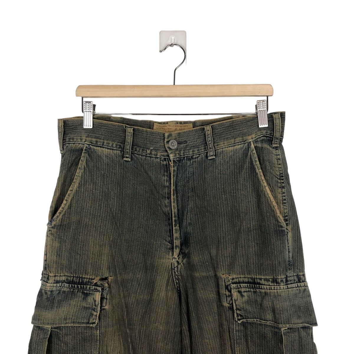 Blue Blue Japan VINTAGE DENIM JEANS BUSH PANTS BLUE WAY ISSEY MIYAKE Size US 30 / EU 46 - 2 Thumbnail