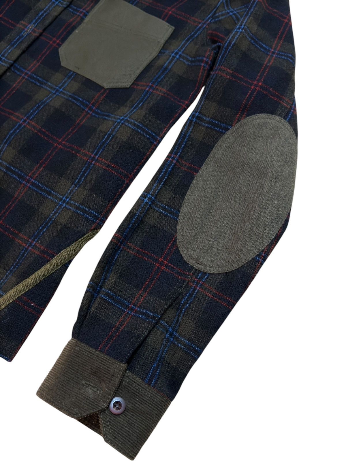 Comme des Garcons Junya Watanabe Commes Des Garçons Plaid Button Up Jacket Size US L / EU 52-54 / 3 - 7 Thumbnail