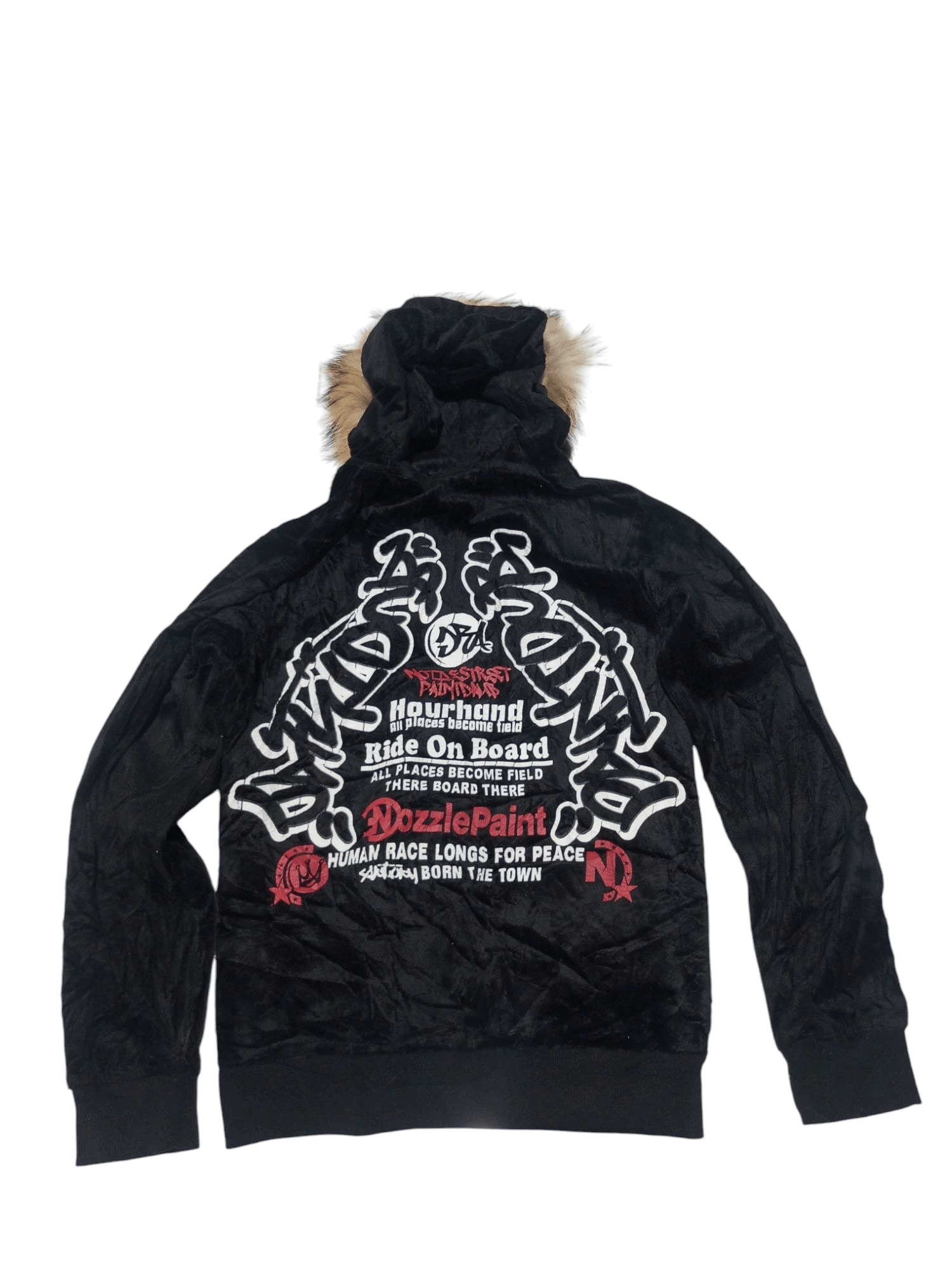 Hysteric Glamour Vintage OSB one sunday best velvet fur hoodie Size US M / EU 48-50 / 2 - 2 Thumbnail