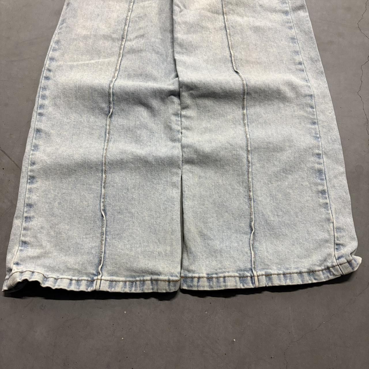 Vintage Crazy Vintage Y2K/2000s Baggy Wideleg Light Wash Denim Jeans! Size 24" / US 00 / IT 34 - 3 Thumbnail