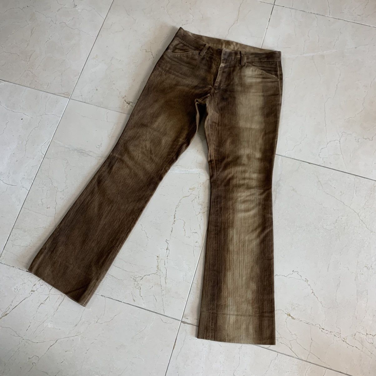 5351 POUR LES HOMMES 5351 Pour Les Hommes Burnt Boot Cut Pant Size US 30 / EU 46 - 2 Thumbnail
