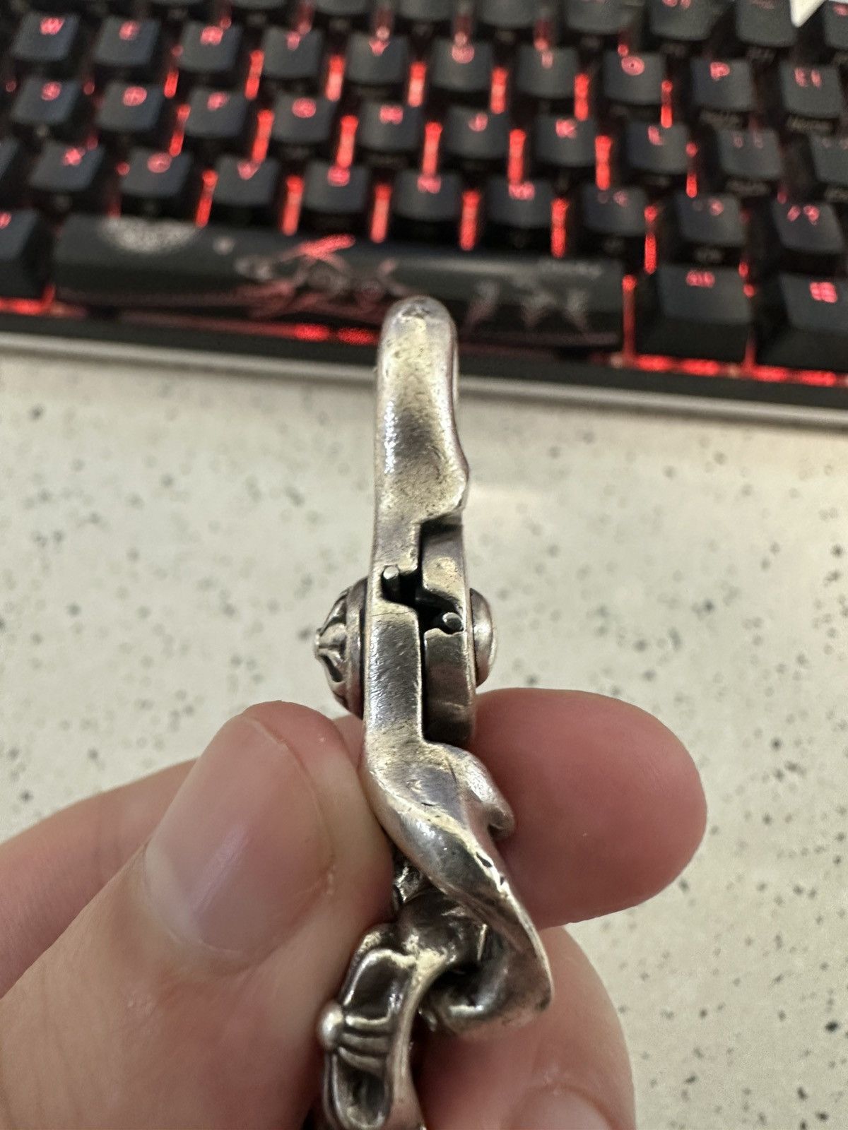 Chrome Hearts Fancy Link Dagger Key Holder Size ONE SIZE - 12 Thumbnail