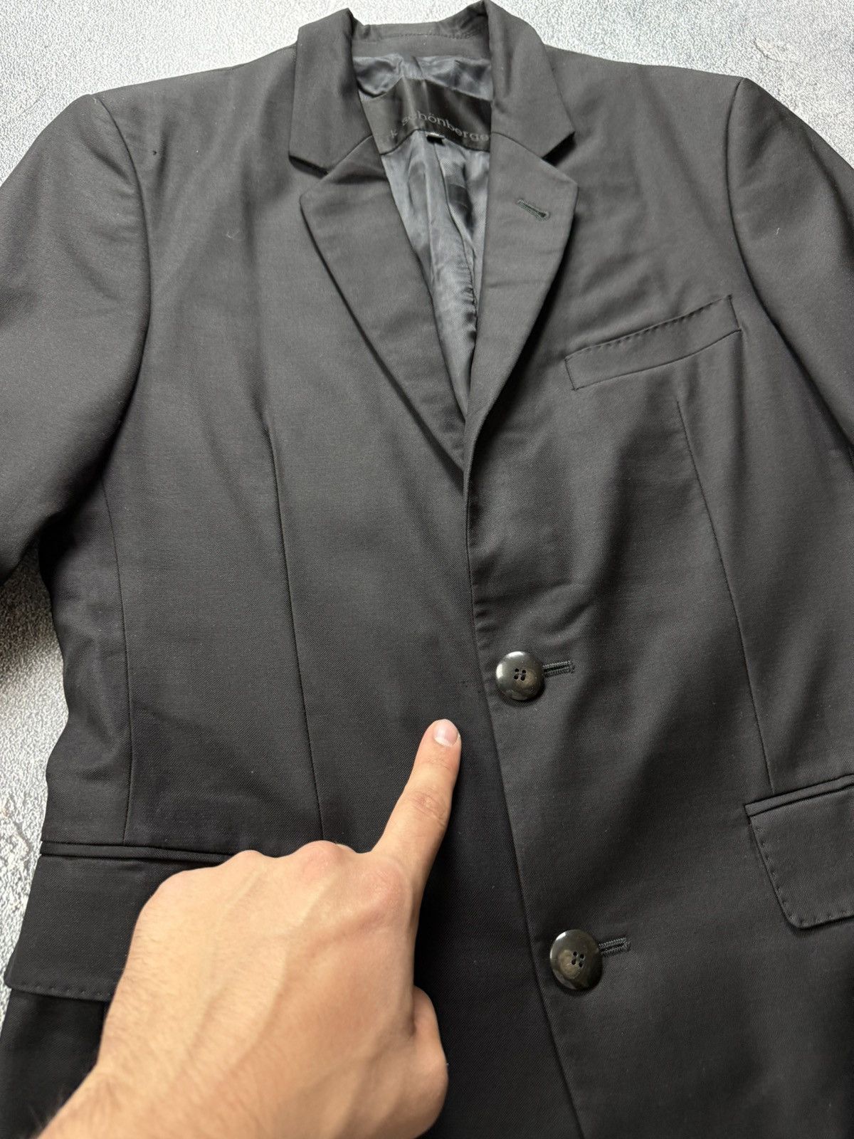 Dirk Schonberger Dirk Schonberger 2 Piece Wool Avant Gard Blazer Jacket Size US S / EU 44-46 / 1 - 4 Thumbnail