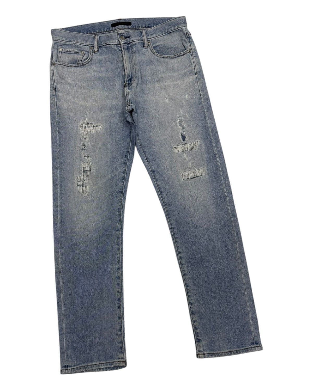 Jean × Undercover × Uniqlo VINTAGE UNIQLO JEAN DISTRESSED DENIM UNDERCOVER STYLE Size US 33 - 3 Thumbnail