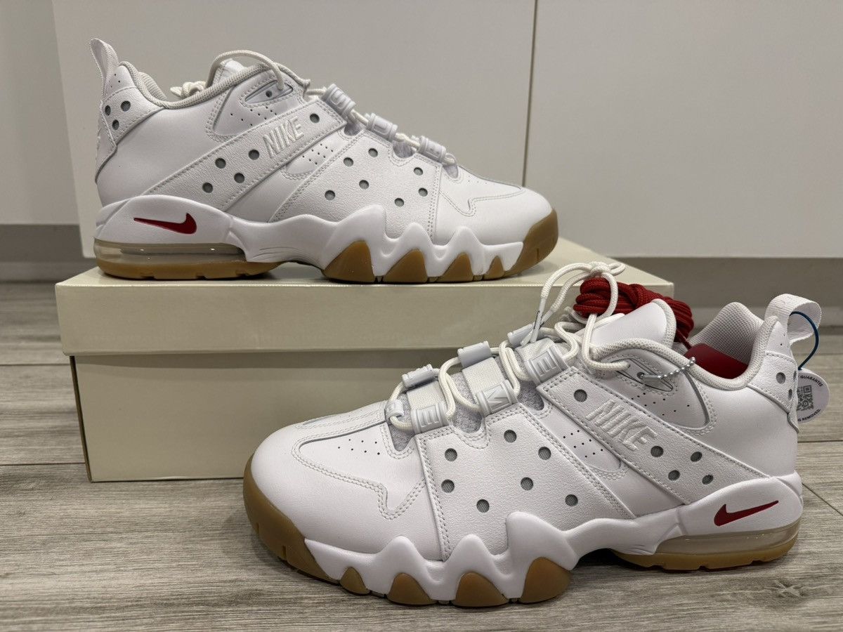 Nike × Supreme Supreme Nike SB Air Max 2 CB '94 Low White Varsity Red Sz 12 Size US 12 / EU 45 - 1 Thumbnail