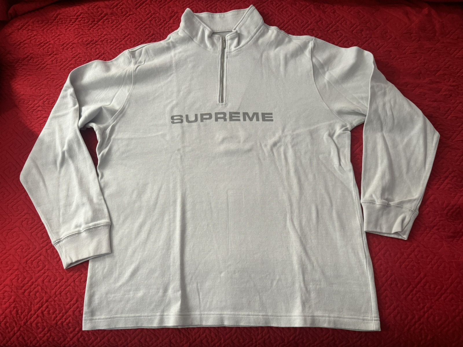 Stone Island × Supreme Supreme X Stone Island Quarter Zip LS Top