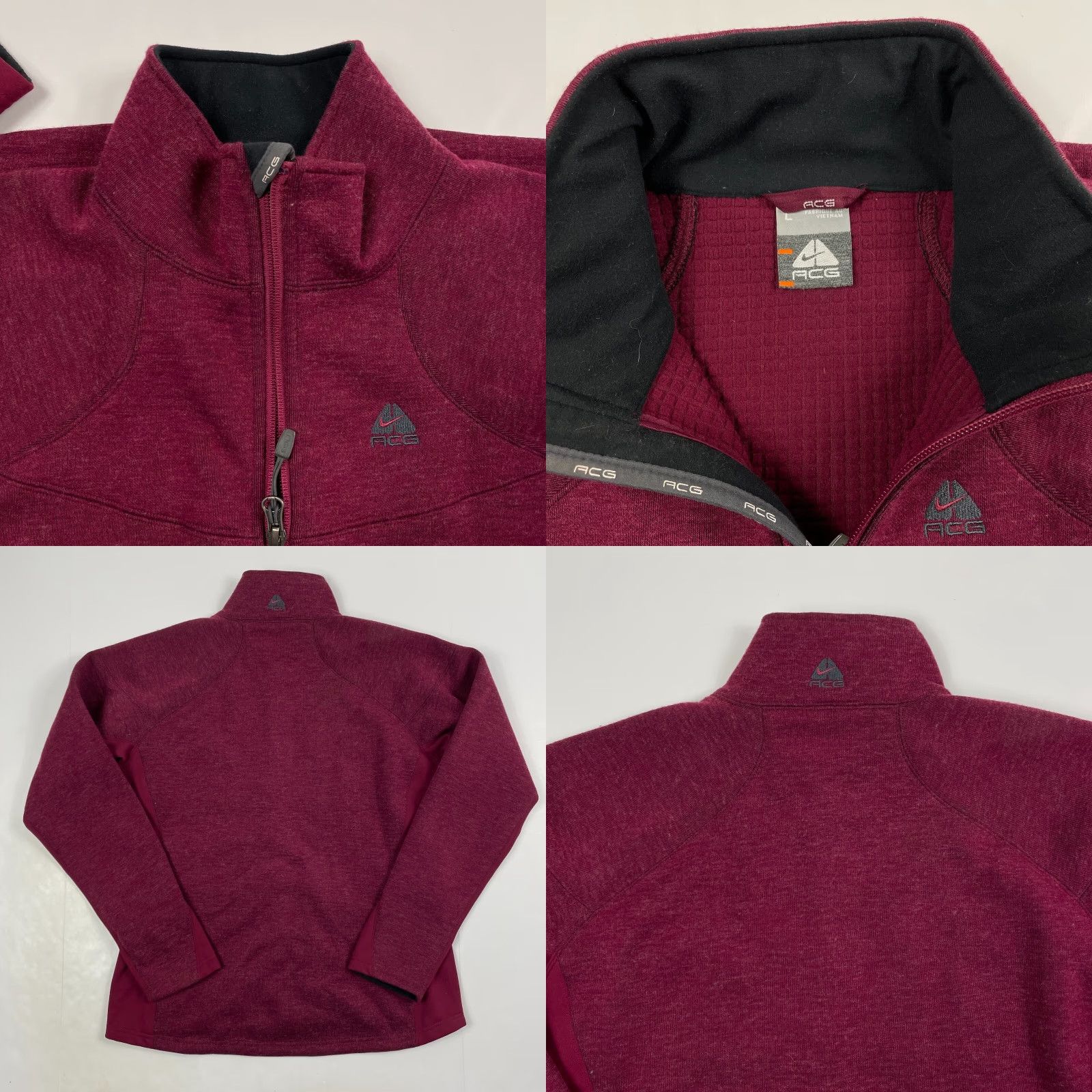 Nike ACG Nike ACG Jacket Women's L Purple Sphere Wool Blend Full Zip Lined Outdoors Size L / US 10 / IT 46 - 8 Thumbnail