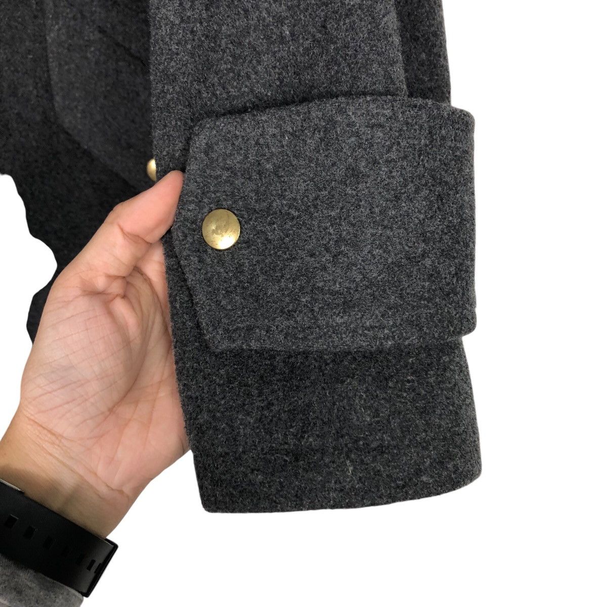 Issey Miyake 📌Vintage Wool Duffle Jacket Ne-Net Japan Striped Blanket Size US M / EU 48-50 / 2 - 17 Thumbnail