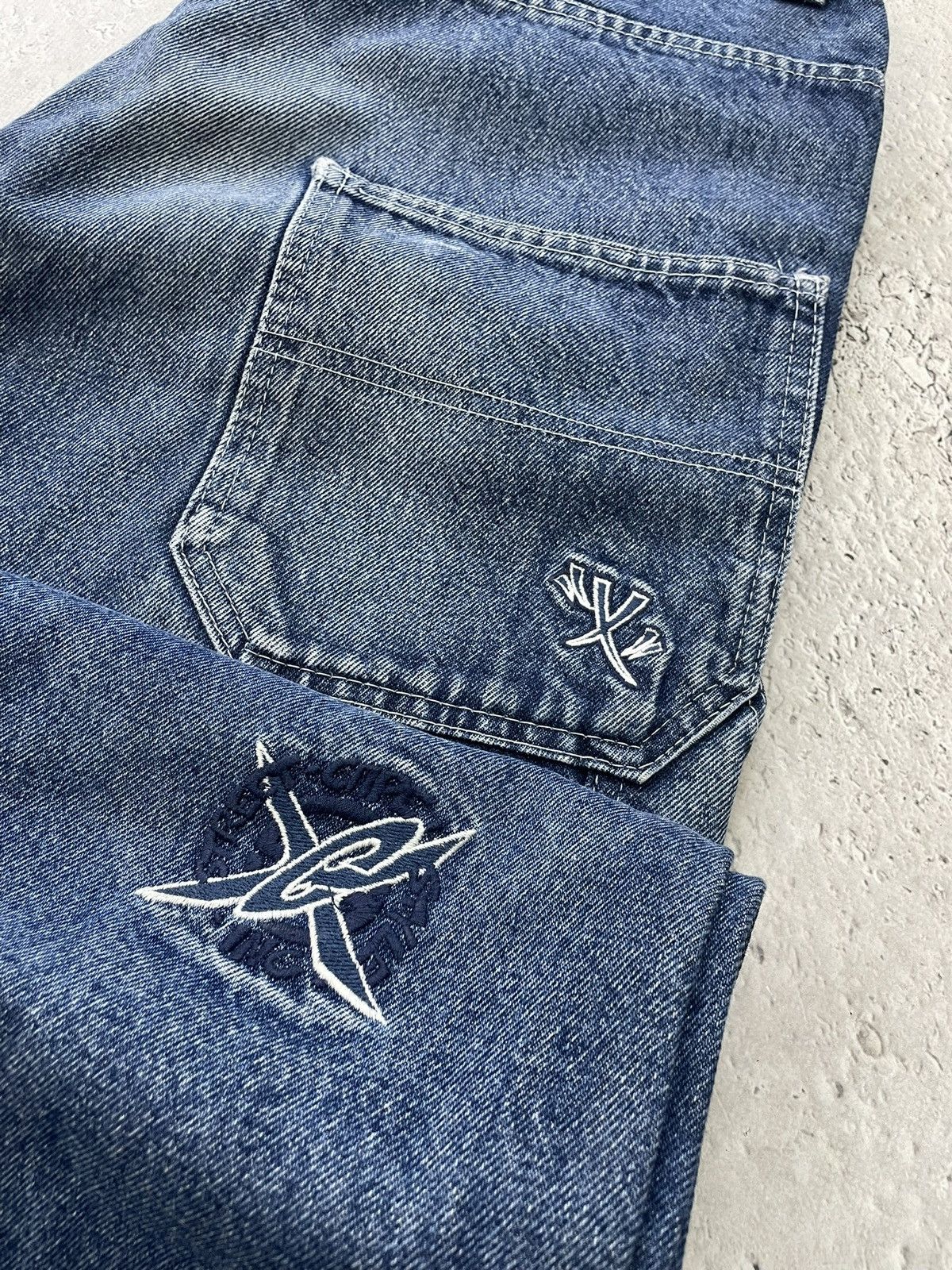 Southpole Rare baggy southpole denim rap jeans pants low waist y2k Size US 31 - 12 Thumbnail