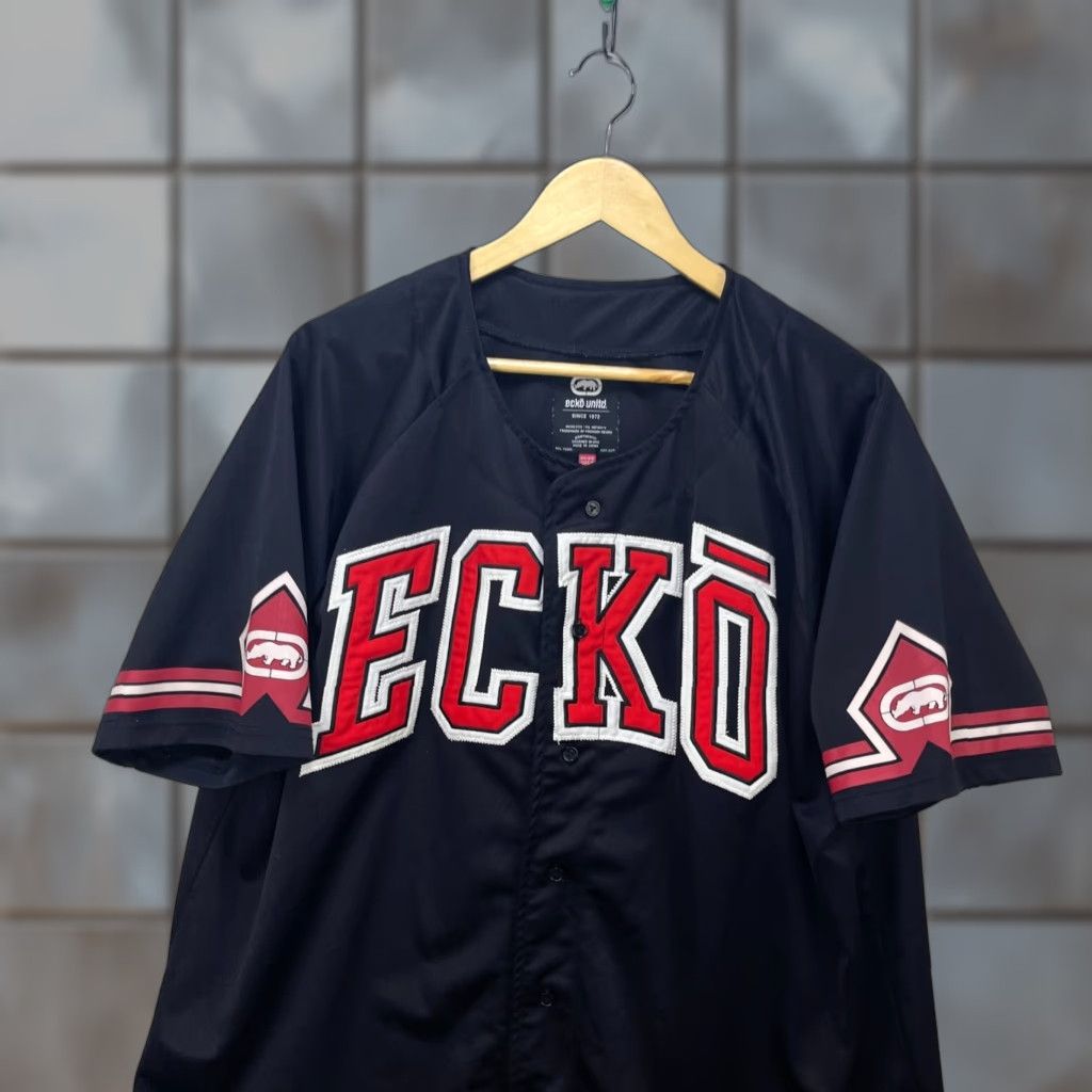 Ecko Unltd. VINTAGE Ecko UNLTD Baseball Stitched Jersey Shirt 2XL baggy Hip Hop Size US XXL / EU 58 / 5 - 1 Thumbnail