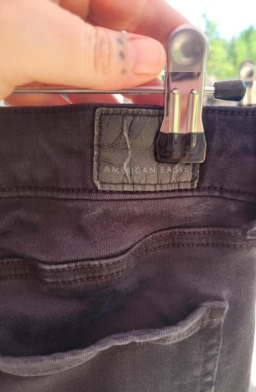 American Eagle Outfitters American Eagle Black Skinny Jeans Size 8 Size 30" / US 8 / IT 44 - 4 Thumbnail
