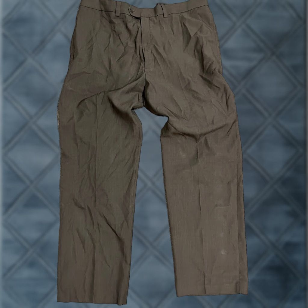 Haggar Haggar Brown Classic Comfort Waist Flat Front Mens Dress Pants 42x32  Flat Front Dress Pants Classic Haggar Mens 42 Brown | Grailed