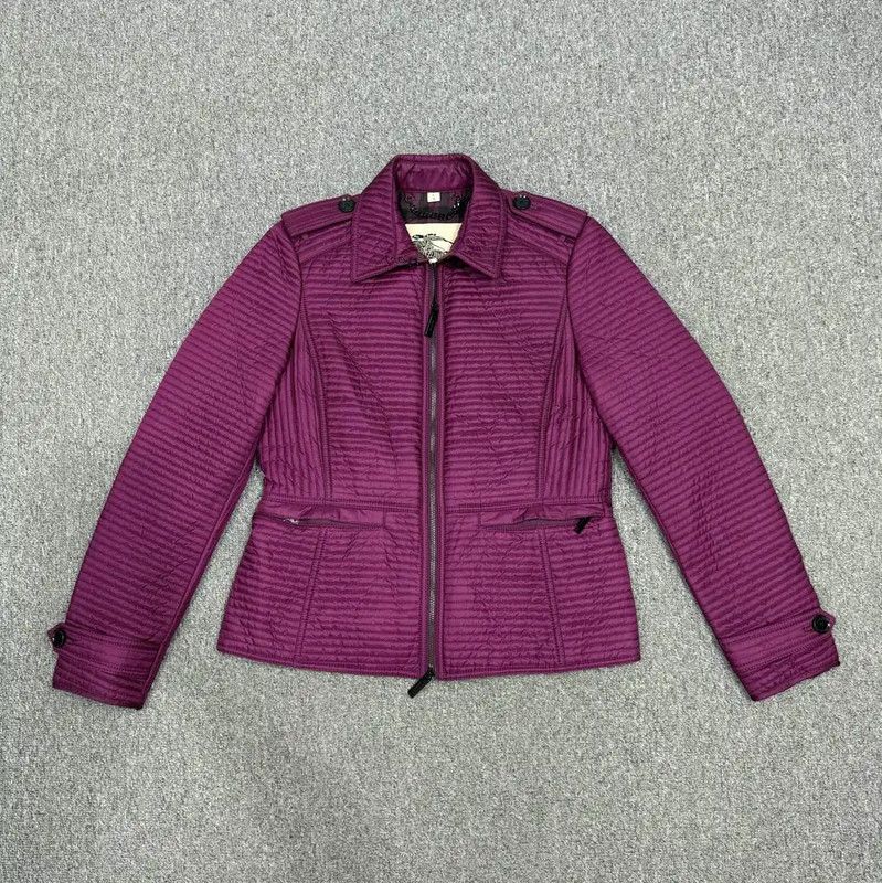 Burberry Burberry Women's Red Polyester Jacket Size L Size L / US 10 / IT 46 - 1 Thumbnail