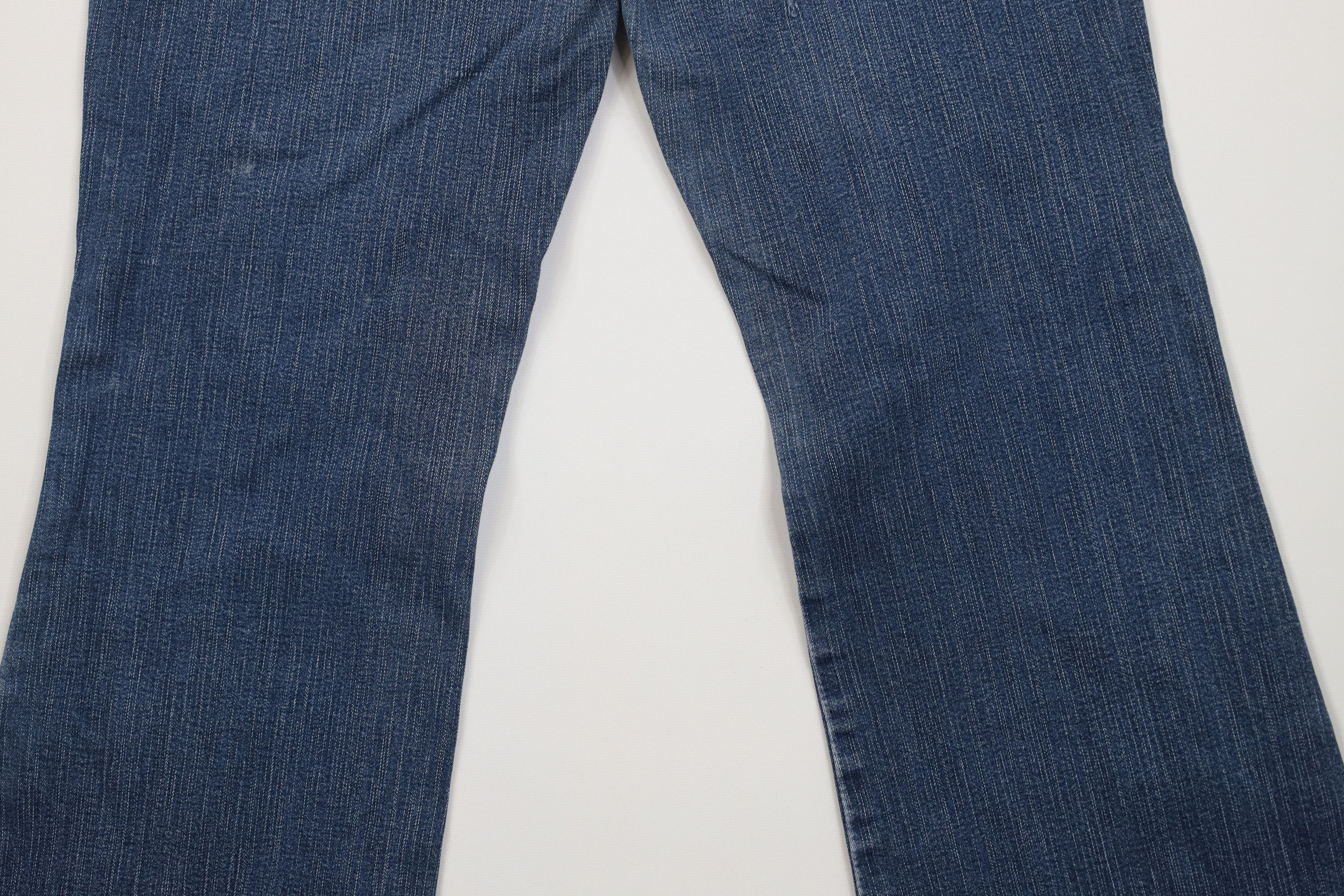 Levi's Vintage Y2K Levis 548 Slimming Stretch Flared Jeans Size 30" / US 8 / IT 44 - 11 Thumbnail