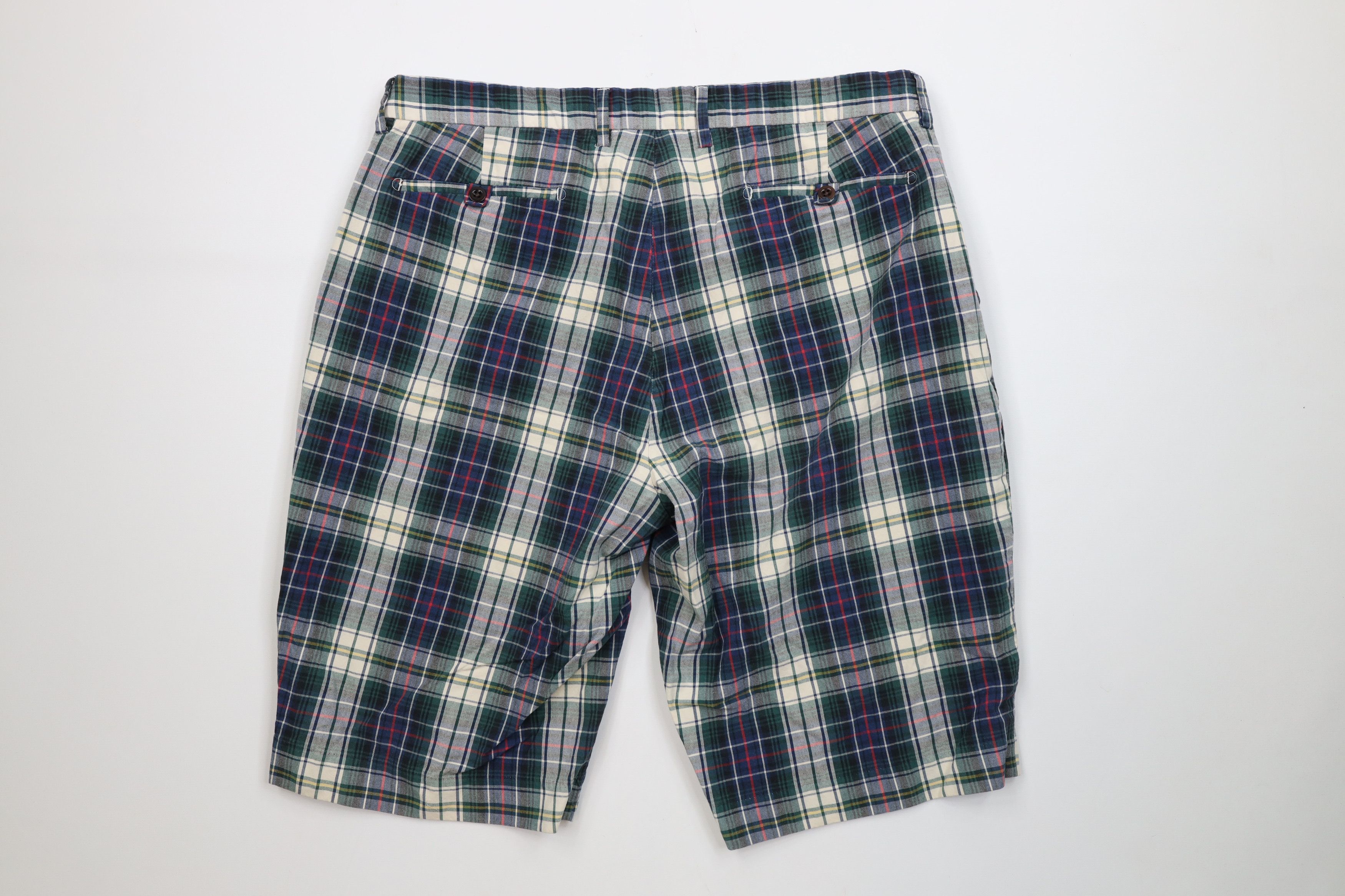 Ralph Lauren Vintage 90s Ralph Lauren Golfing Chino Shorts Cotton Plaid Size US 36 / EU 52 - 10 Thumbnail