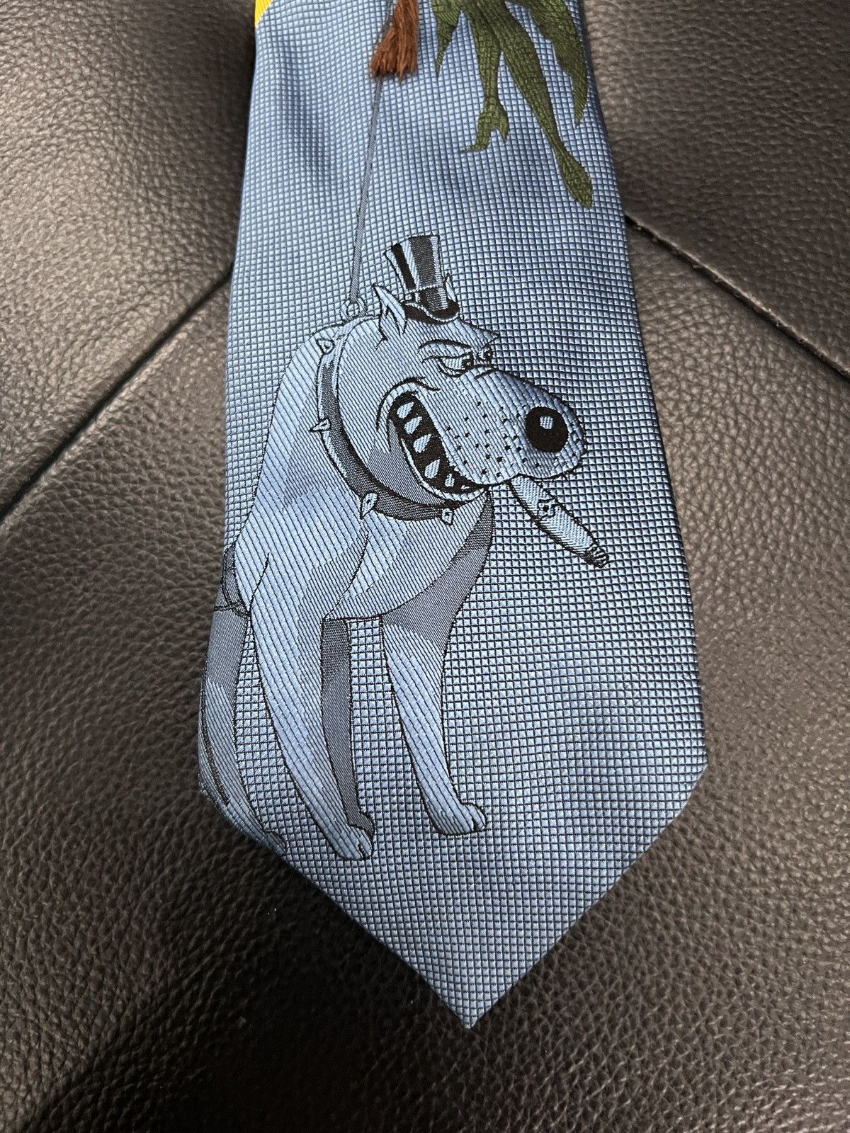 Jean Paul Gaultier Jean Paul Gaultier 90s, Lady's Long Braid, Cigar Bulldog Tie Size ONE SIZE - 6 Thumbnail