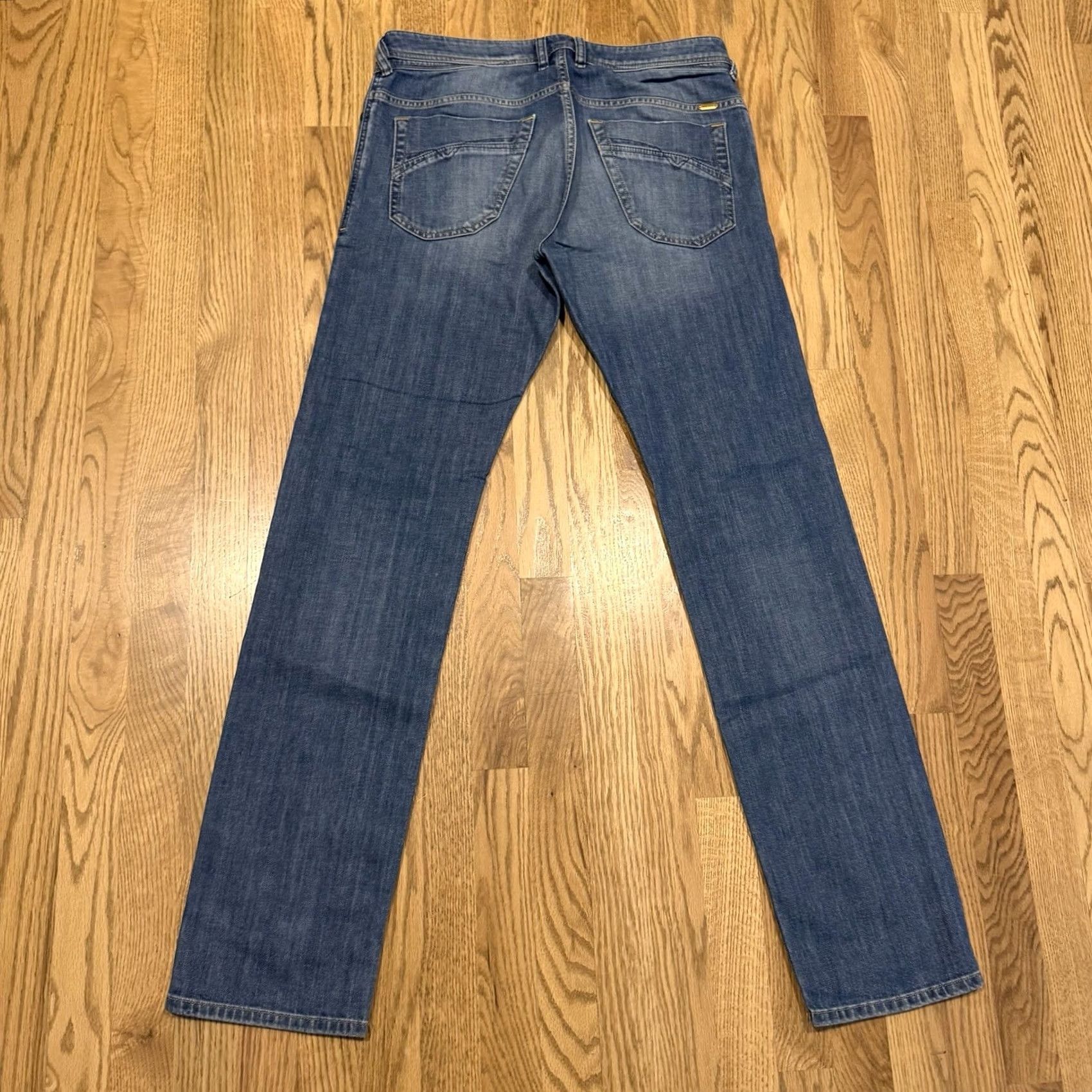 Diesel Diesel Iakop Denim Jeans Men’s 32x34 Stretch Regular Slim Tapered Blue 0807S Size US 32 / EU 48 - 2 Thumbnail
