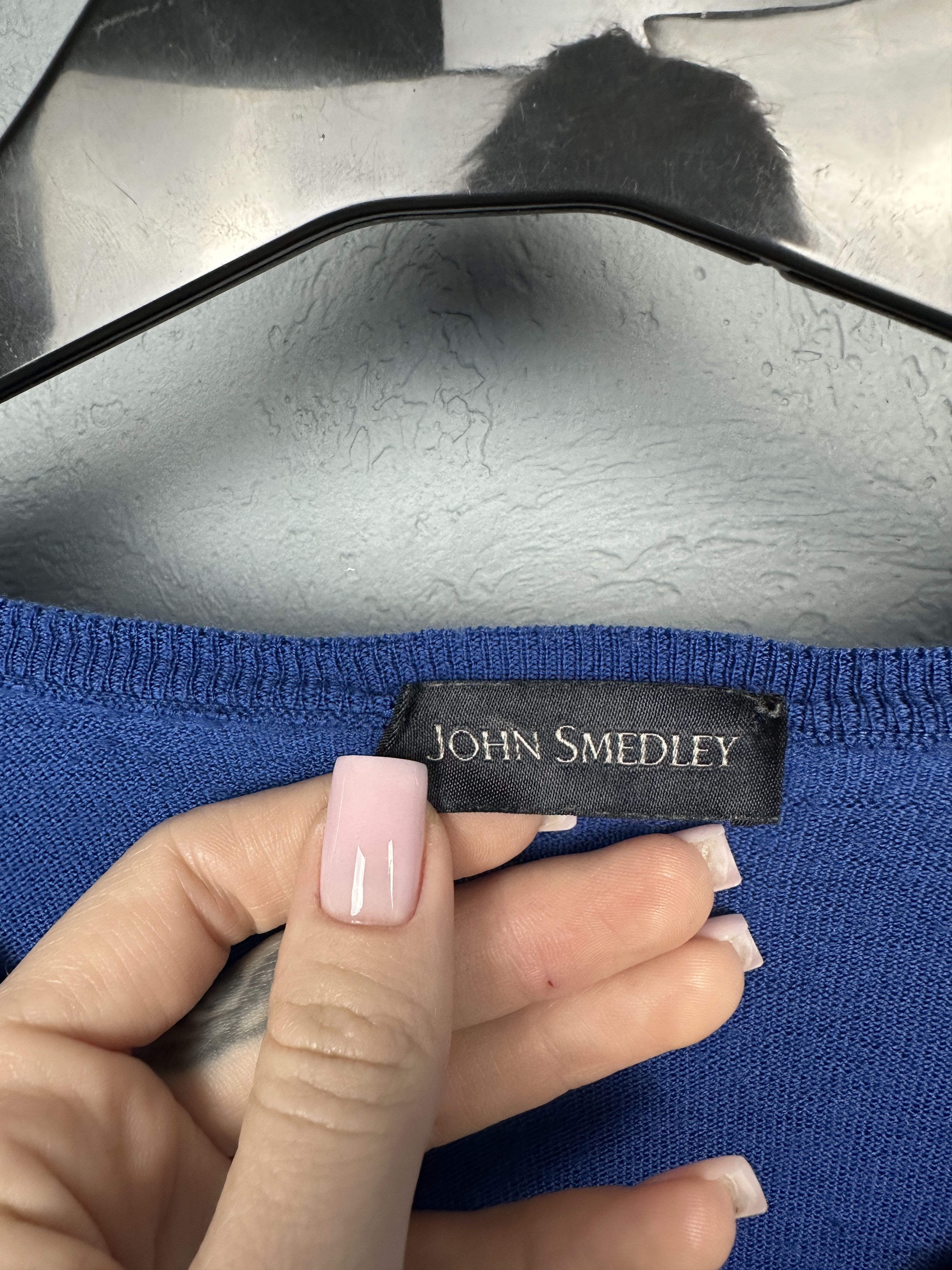 John Smedley John Smedley Vintage Mens Wool Knit V-neck Sweater Size US L / EU 52-54 / 3 - 3 Thumbnail