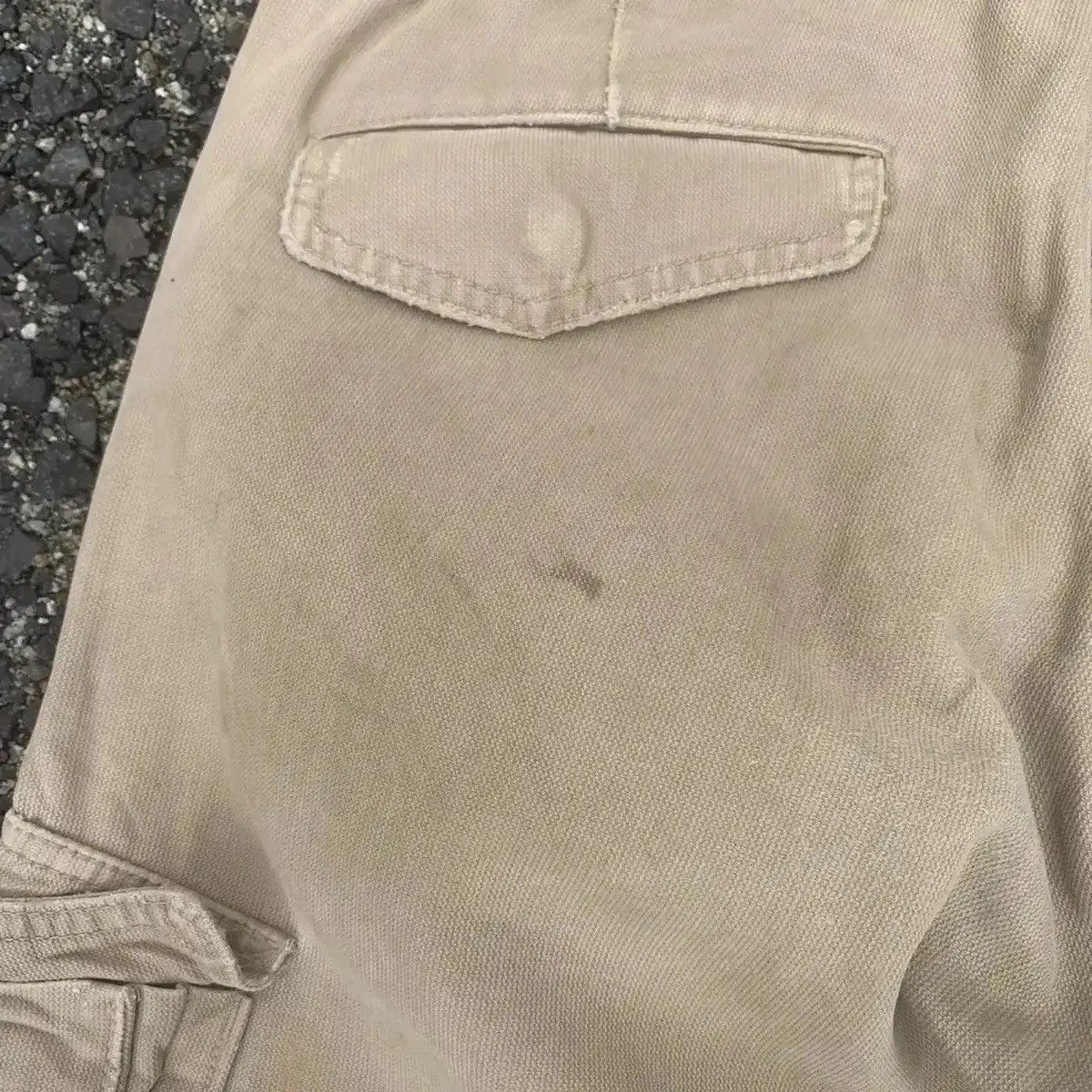 Surplus Research BLUE WAY x SURPLUS TROUSERS DISTRESSED KNEE UTILITY CARGO Size US 29 - 15 Thumbnail