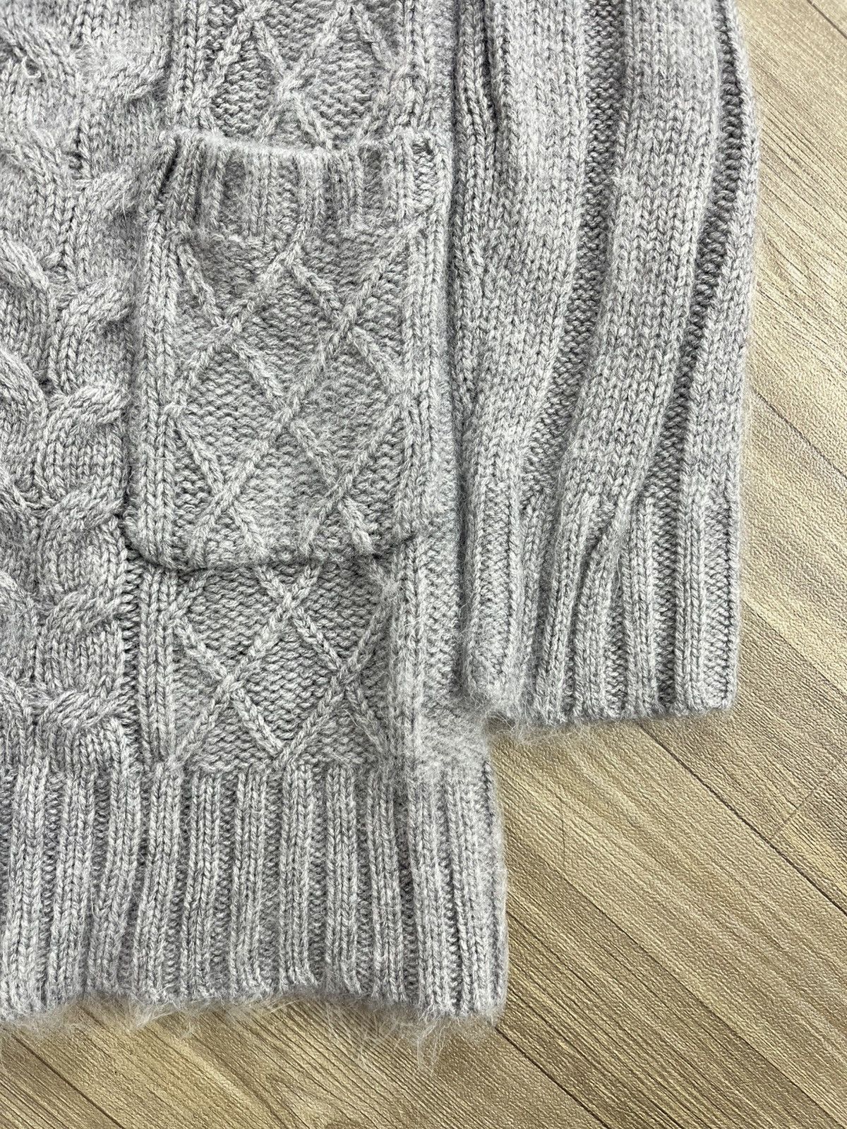 20471120 Vintage Takjudy Faux Fur Lgb Style Knitwear Cardigans Winter Size US M / EU 48-50 / 2 - 7 Thumbnail