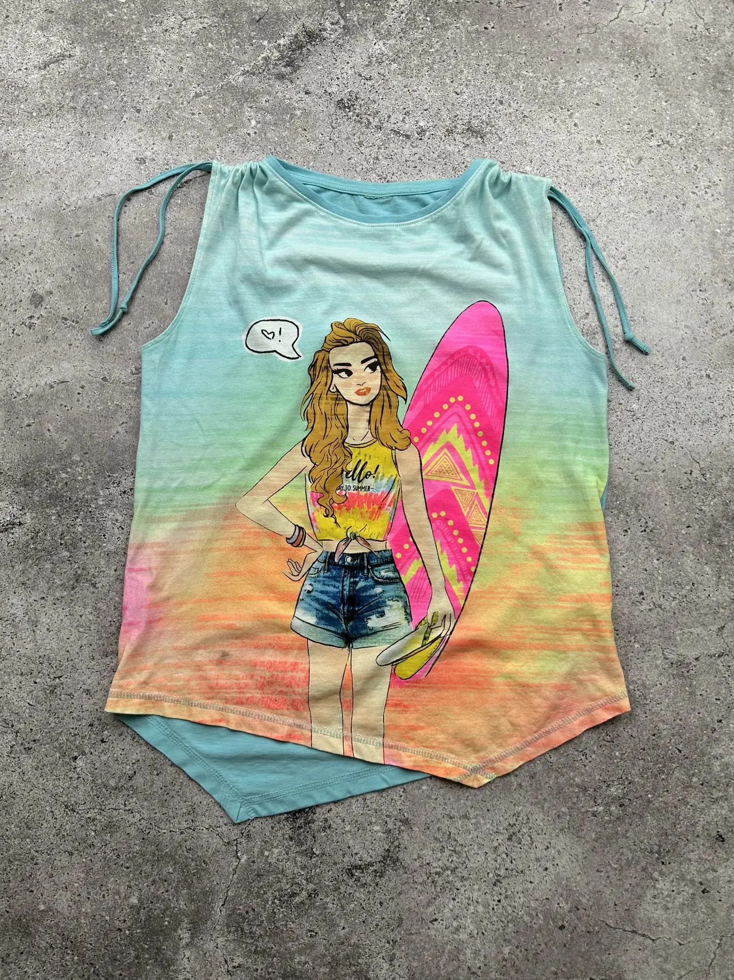 Japanese Brand Vintage Tank Top C369(V637)(E8) Size M / US 6-8 / IT 42-44 - 1 Thumbnail