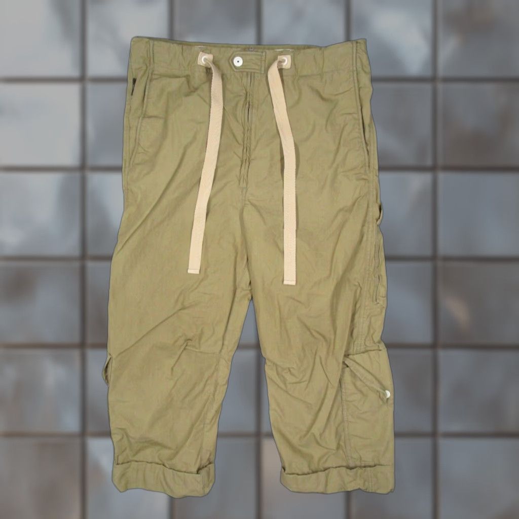 G-Star VINTAGE G-Star Women's Pants Cropped Utility Pants 22 Army Green Casual Workwear Outdoor Size 40" / US 18 - 1 Thumbnail