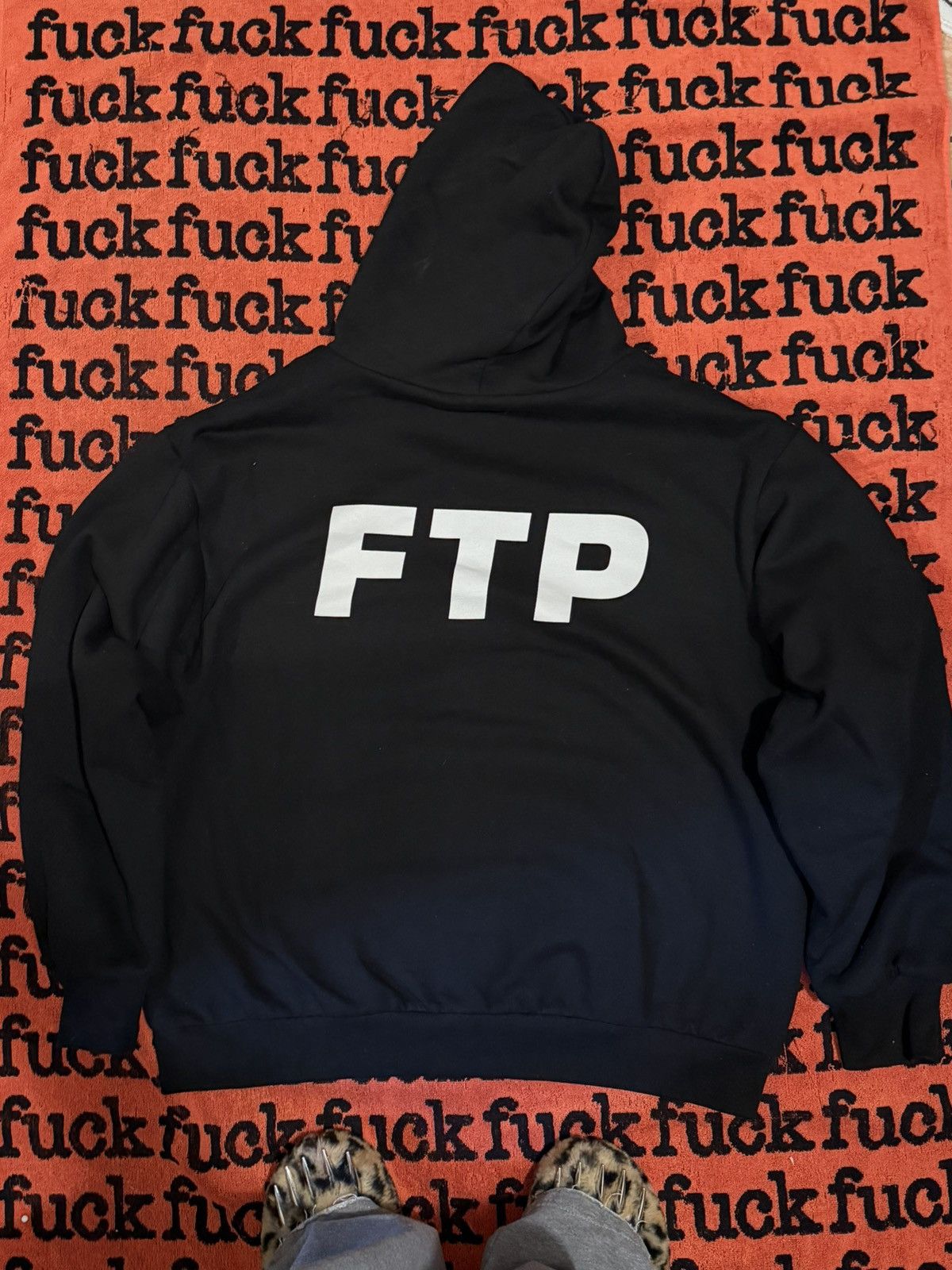 Fuck The Population Black FTP Full Zip Up Hoodie Reversible Logo Size US XL / EU 56 / 4 - 3 Thumbnail