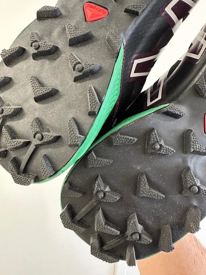 Salomon salomon advanced snowcross purple, green, black size 12 Size US 12 / EU 45 - 10 Thumbnail
