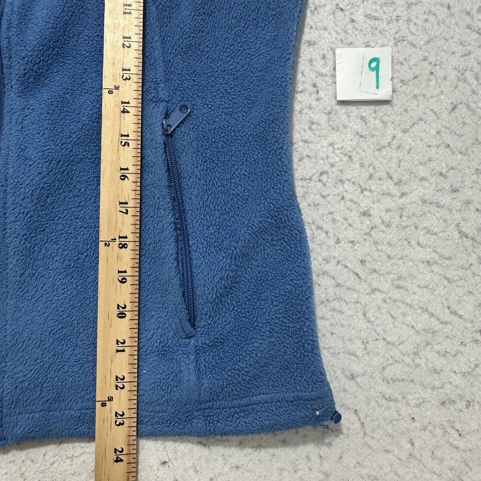 Columbia Columbia Small Blue Full Zip Fleece High Neck Sweatshirt Size S / US 4 / IT 40 - 9 Thumbnail