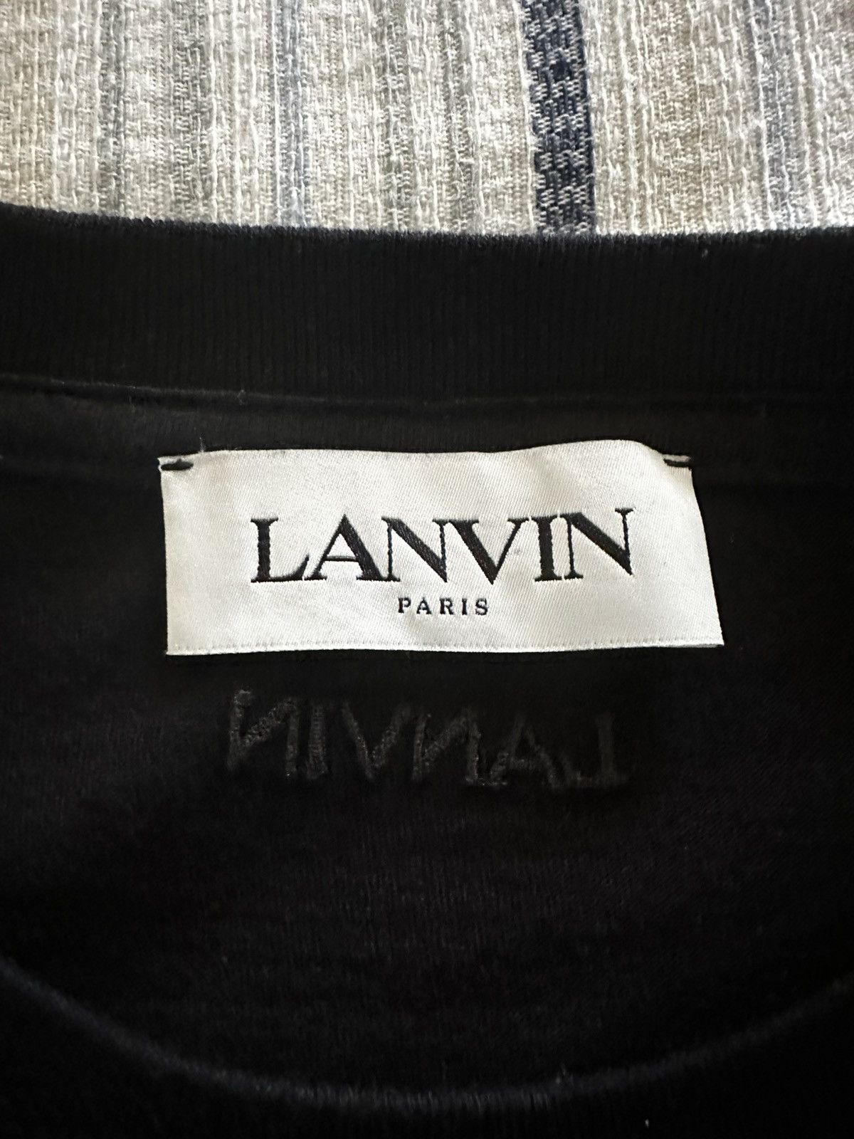 Lanvin Lanvin Contrast Logo-Print T-Shirt Size US M / EU 48-50 / 2 - 3 Thumbnail