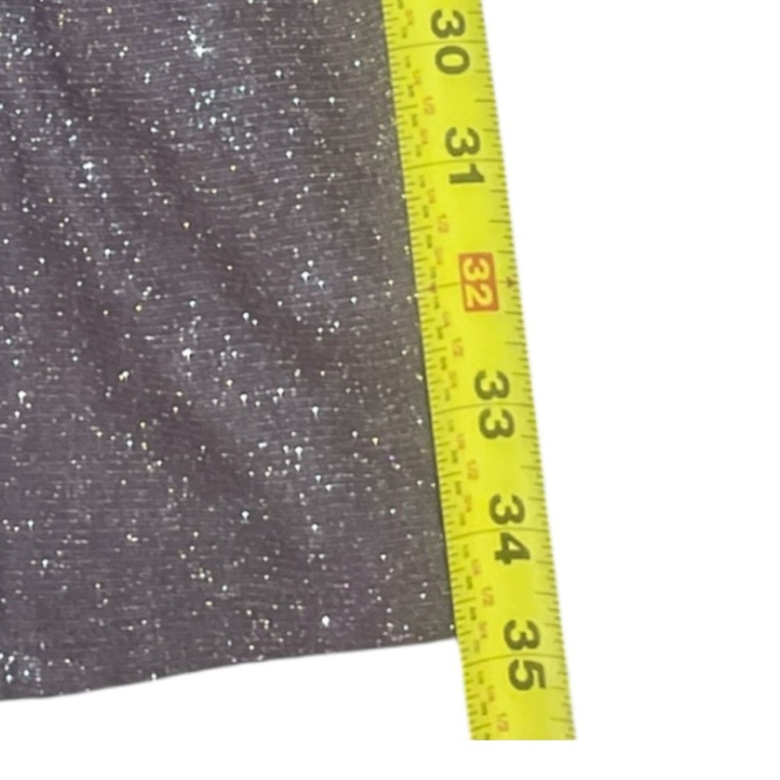 H&M NWOT H&M Divided Purple/Gray Glitter Cut Out Midi Dress Size S / US 4 / IT 40 - 7 Thumbnail
